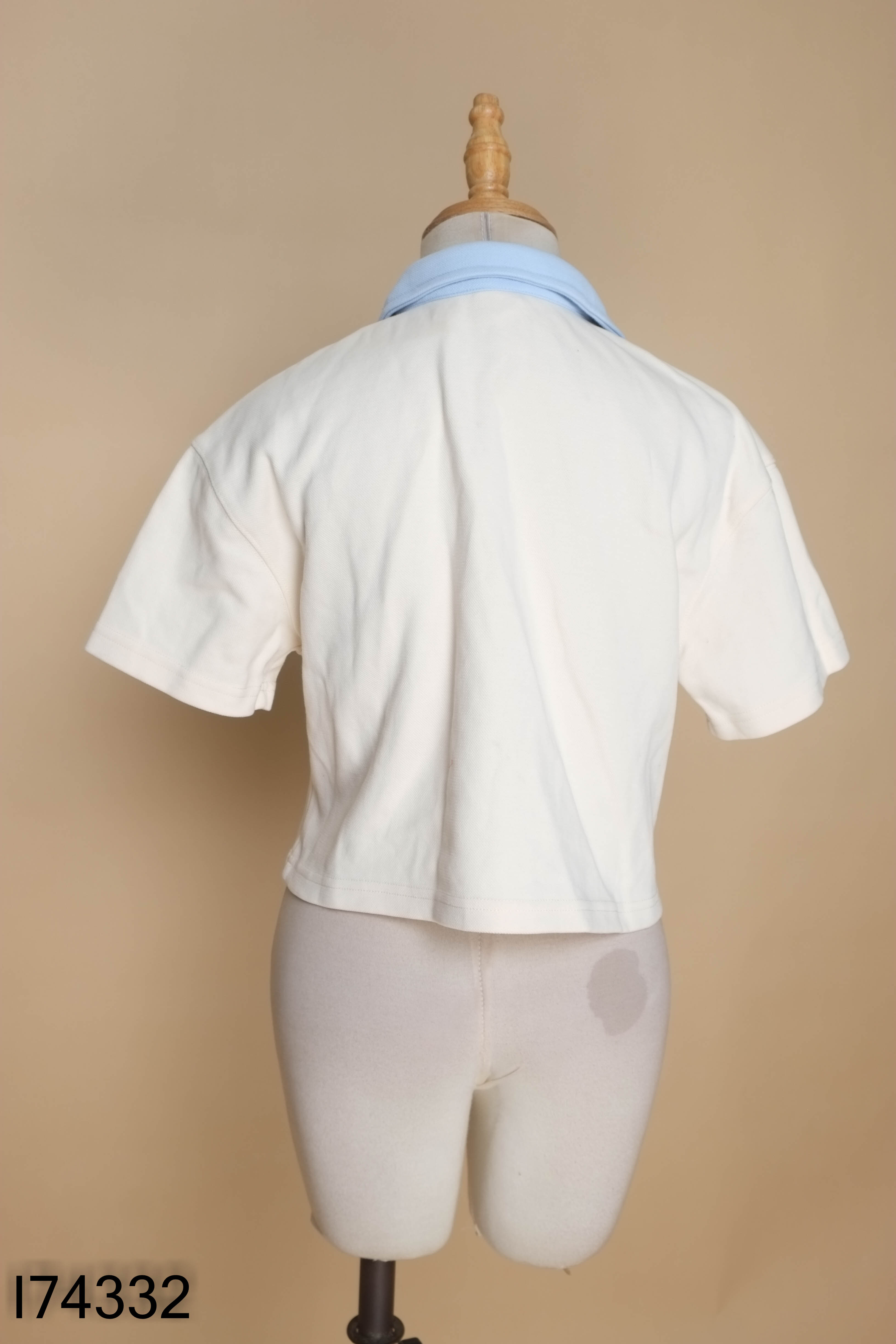 Áo crotop be DESSUU cổ xanh