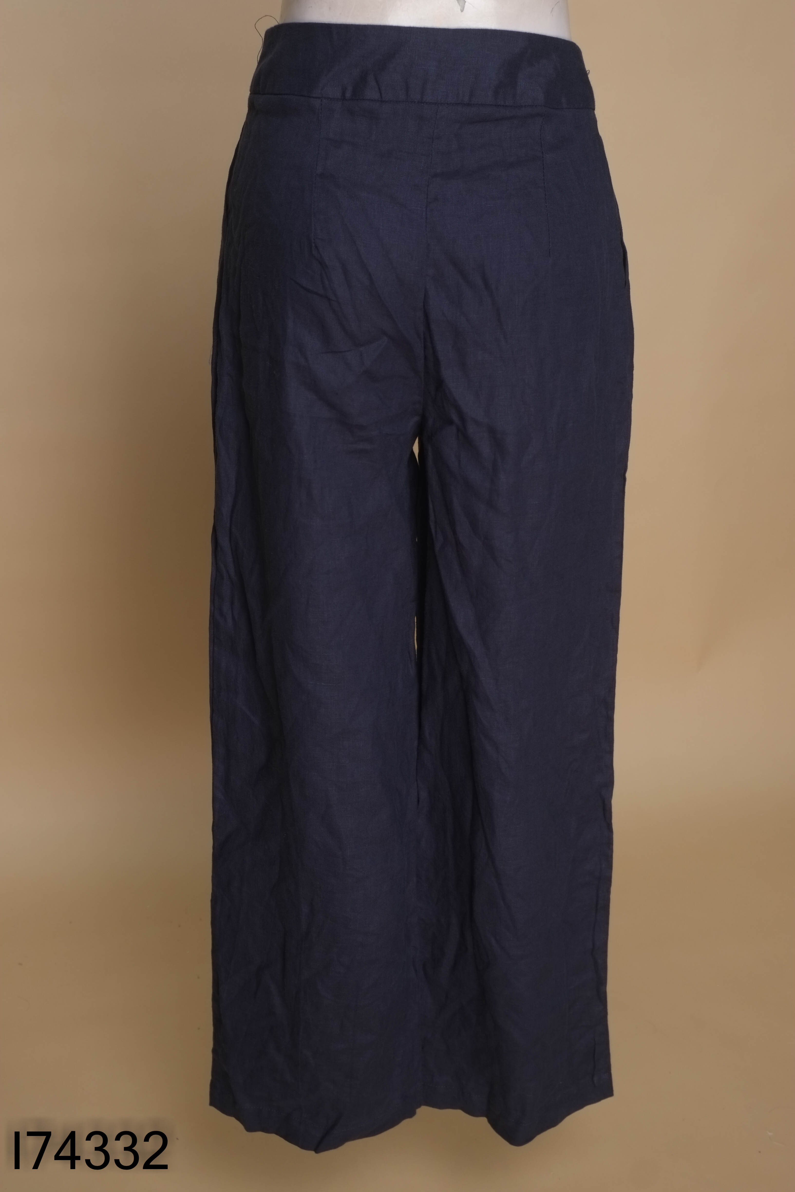 Quần linen KADARA xanh than
