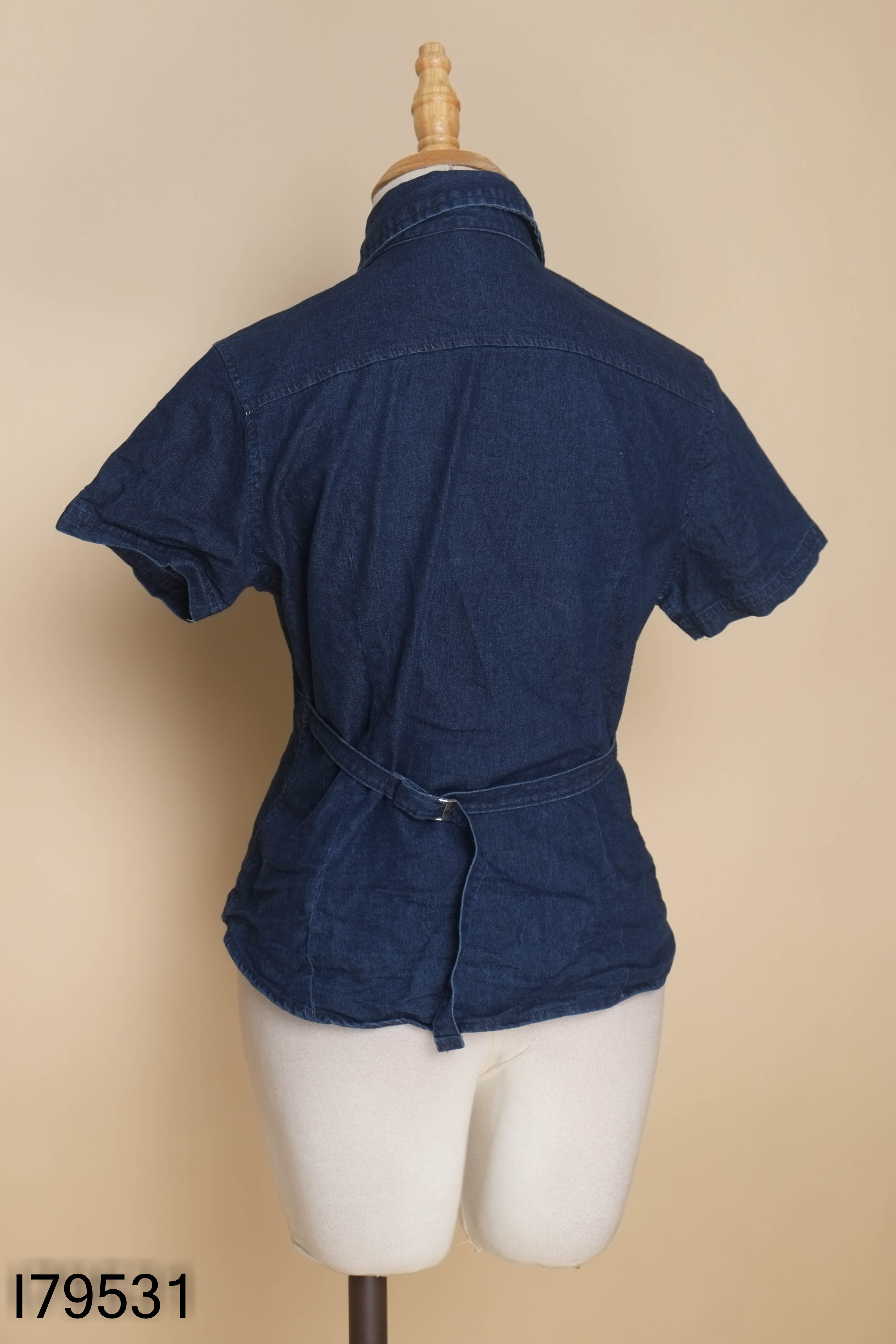Áo sơ mi jean xanh BY CAM CAM