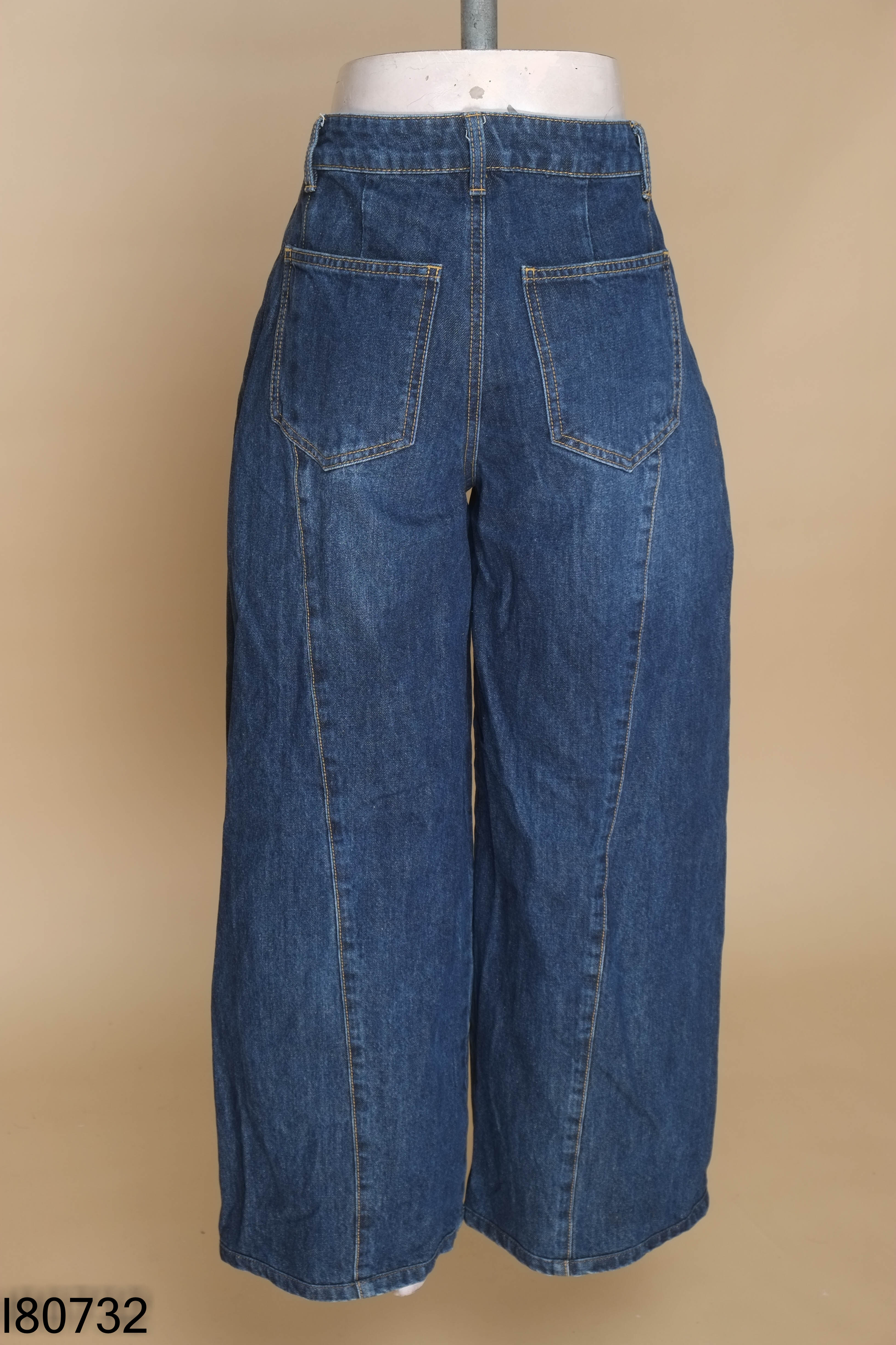 Quần jeans GIORDANO xanh suông