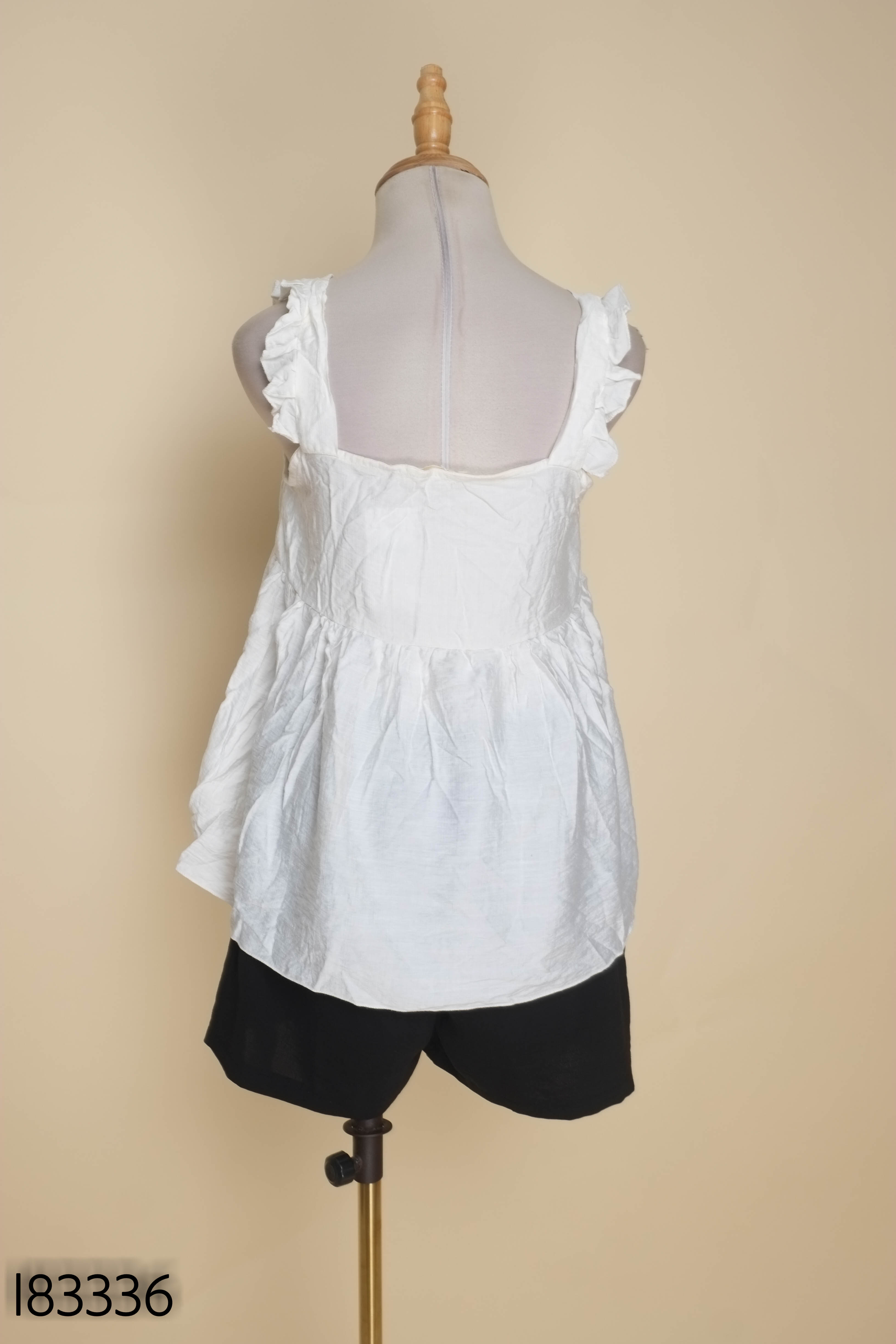 SET Áo trắng COTTON BLEU + Chân váy đen