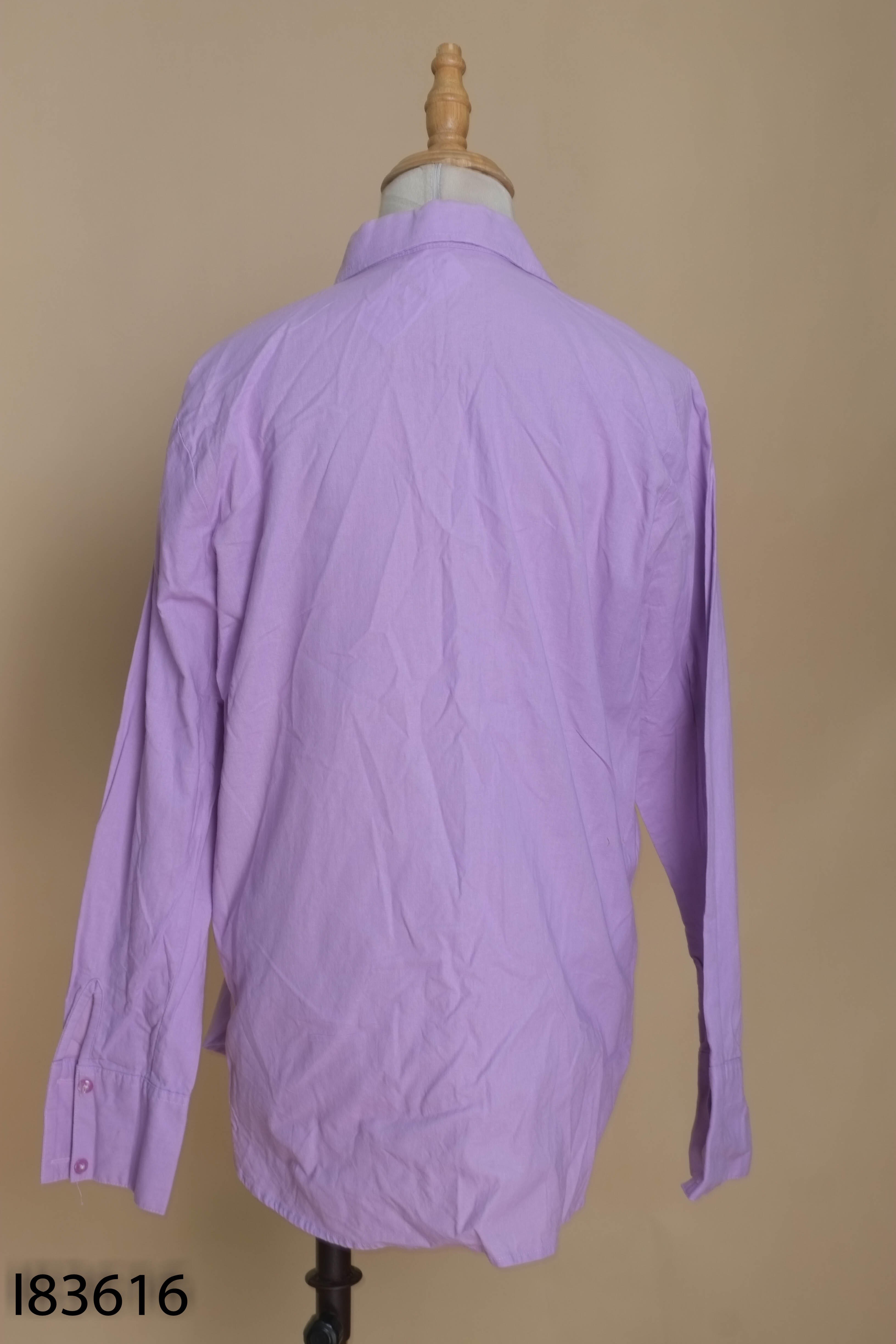 Áo sơ mi linen tím thêu ngựa