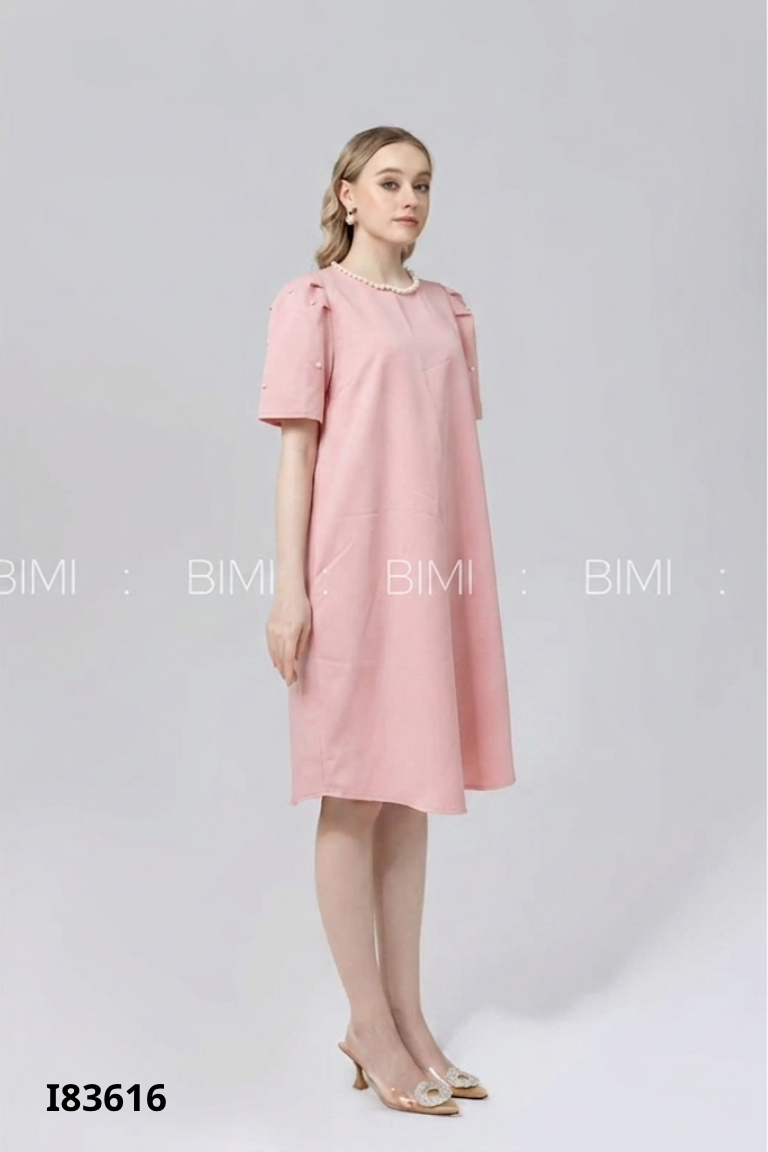 Váy hồng BIMI đính ngọc