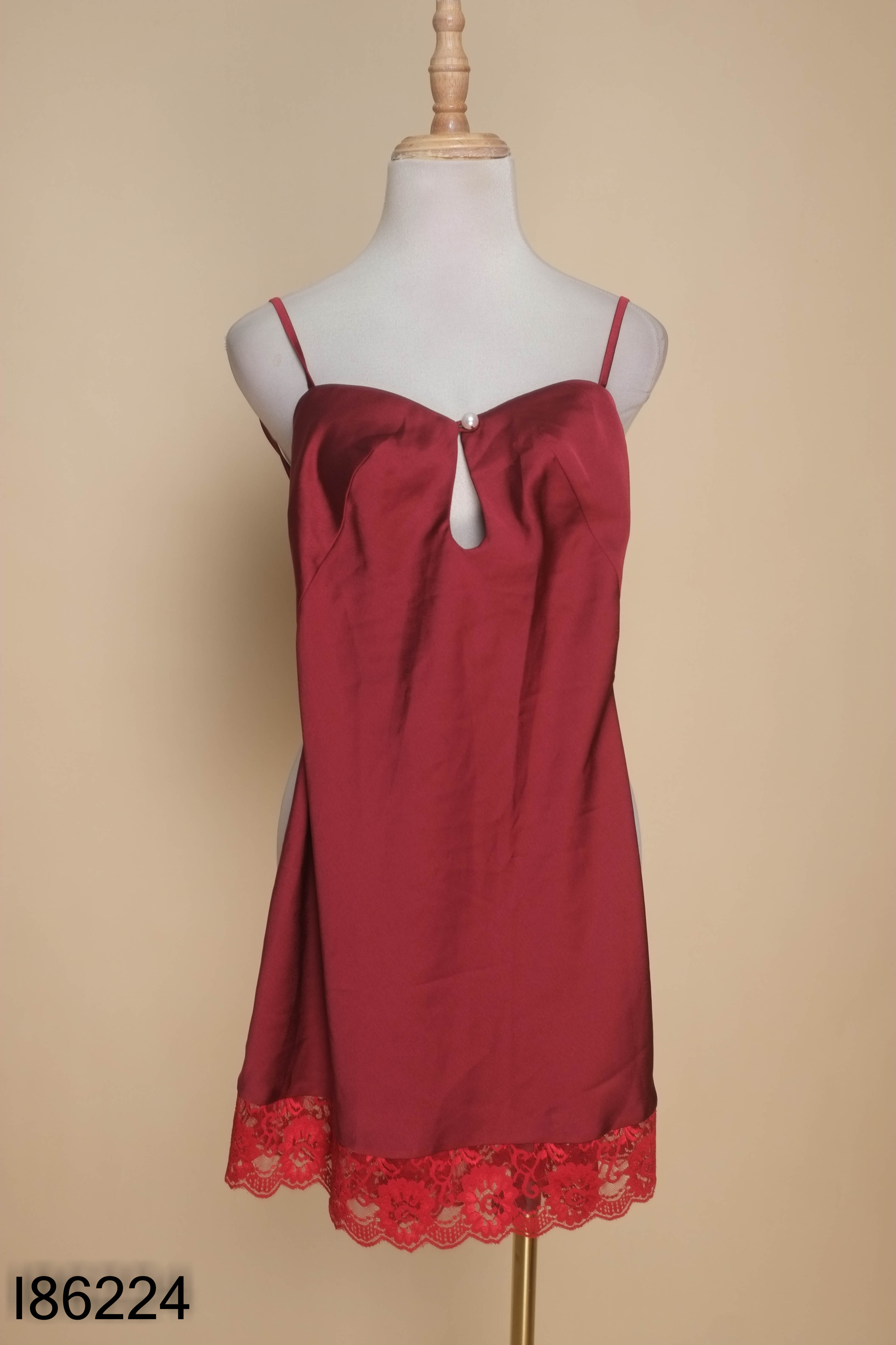 Set bộ ngủ đỏ SEXY+choàng