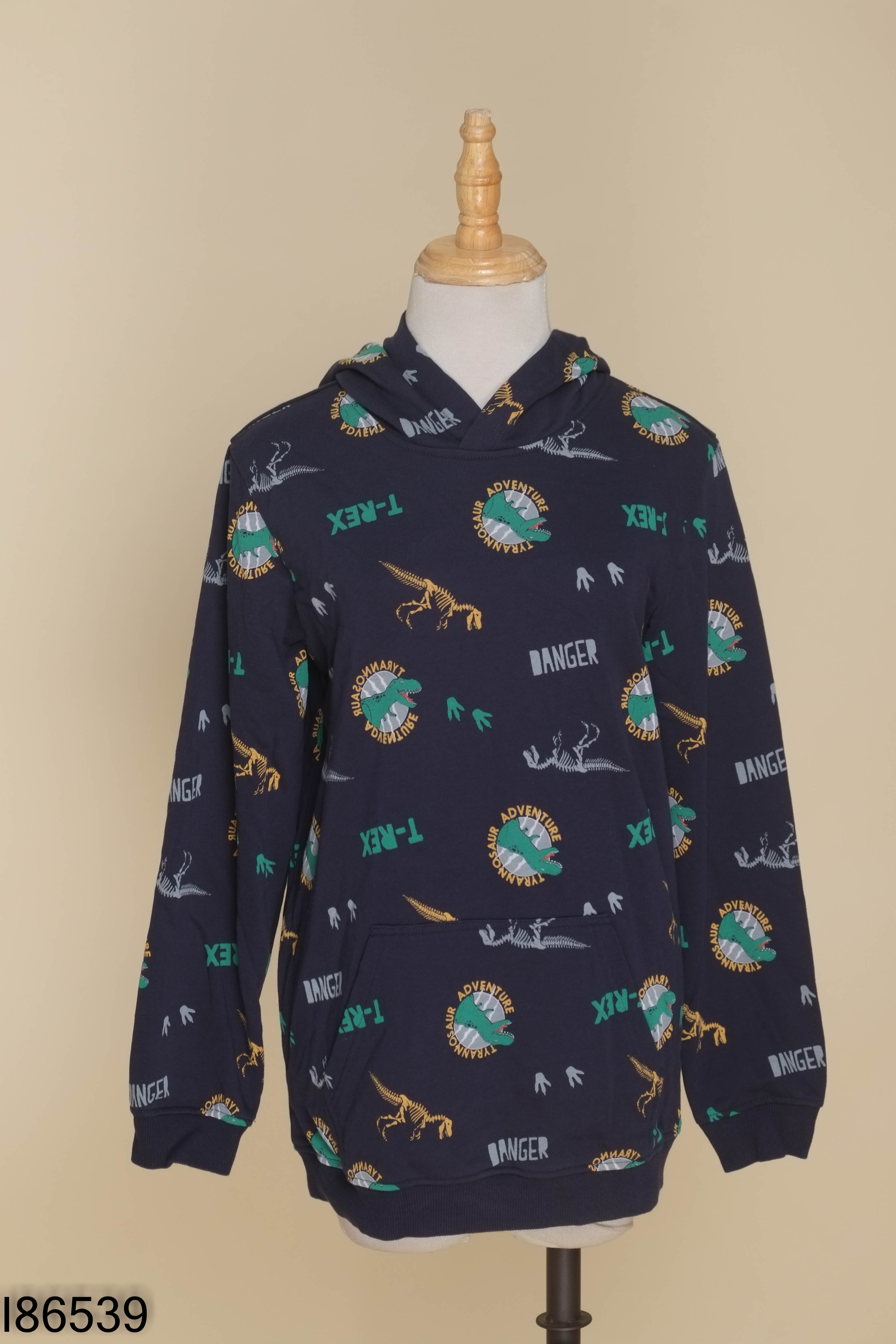 Áo hoodie xanh CANIFA họa tiết KIDS