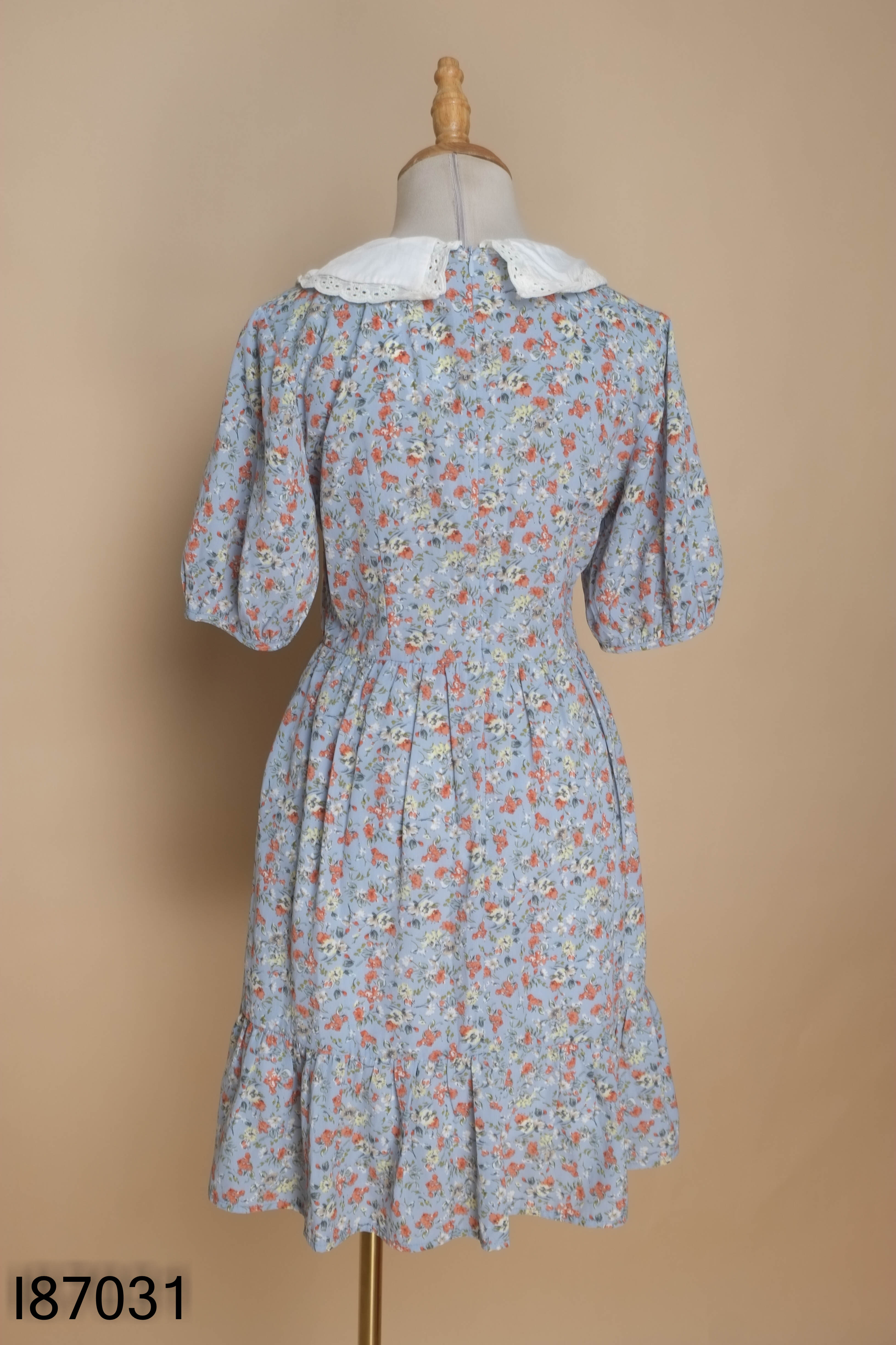 Váy ADORE DRESS xanh họa tiết