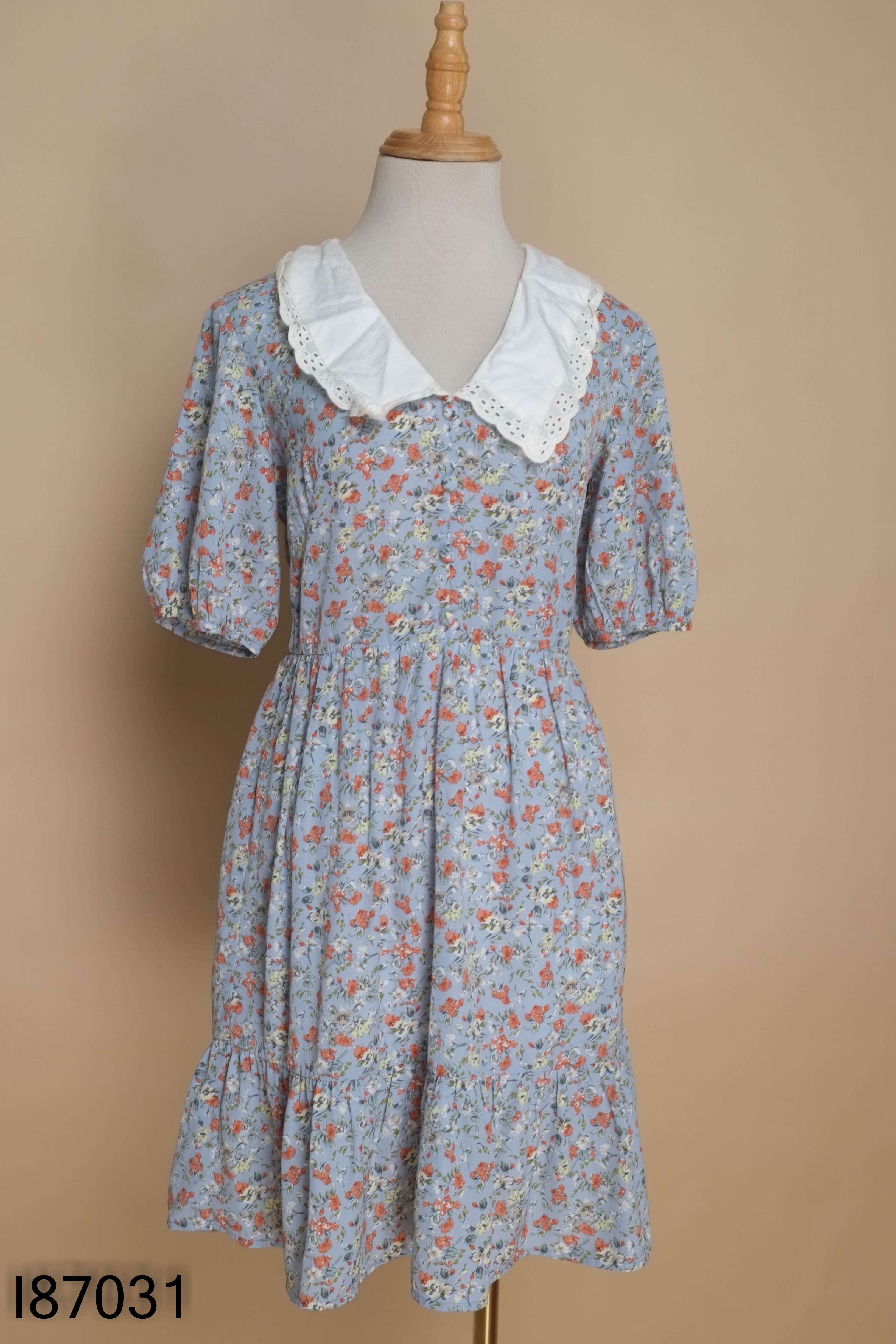 Váy ADORE DRESS xanh họa tiết