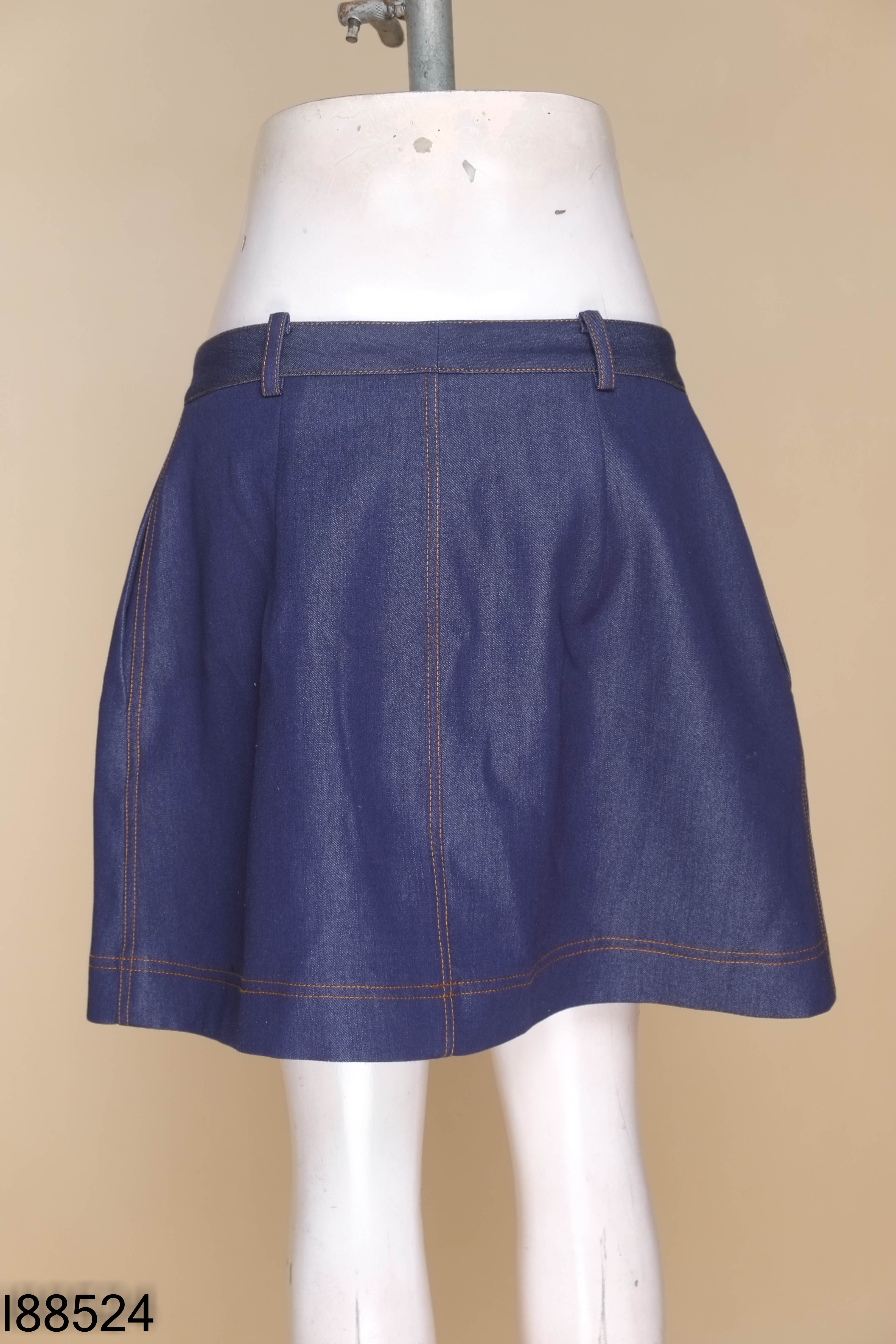 Chân váy TÍT jeans xanh