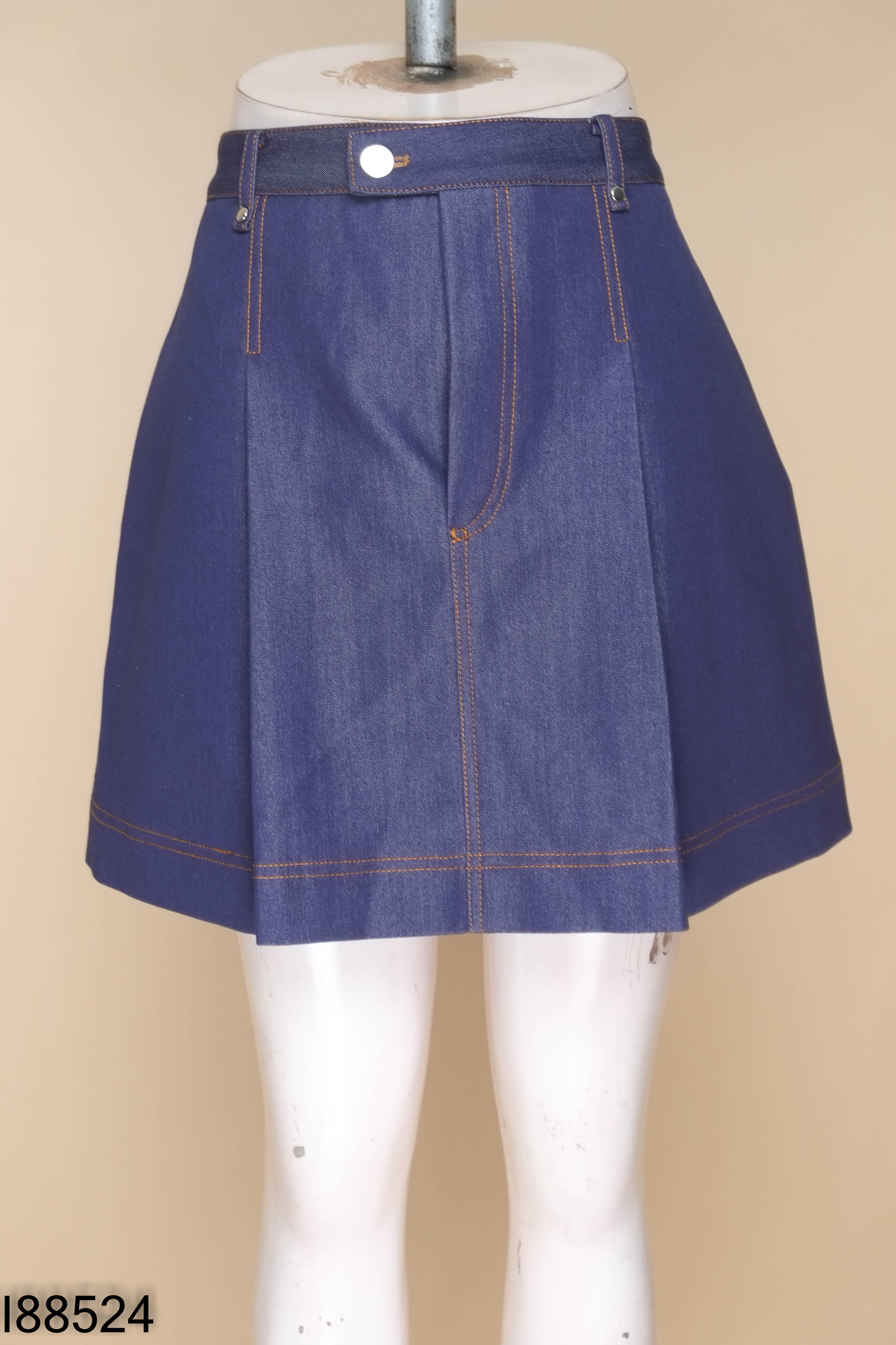 Chân váy TÍT jeans xanh