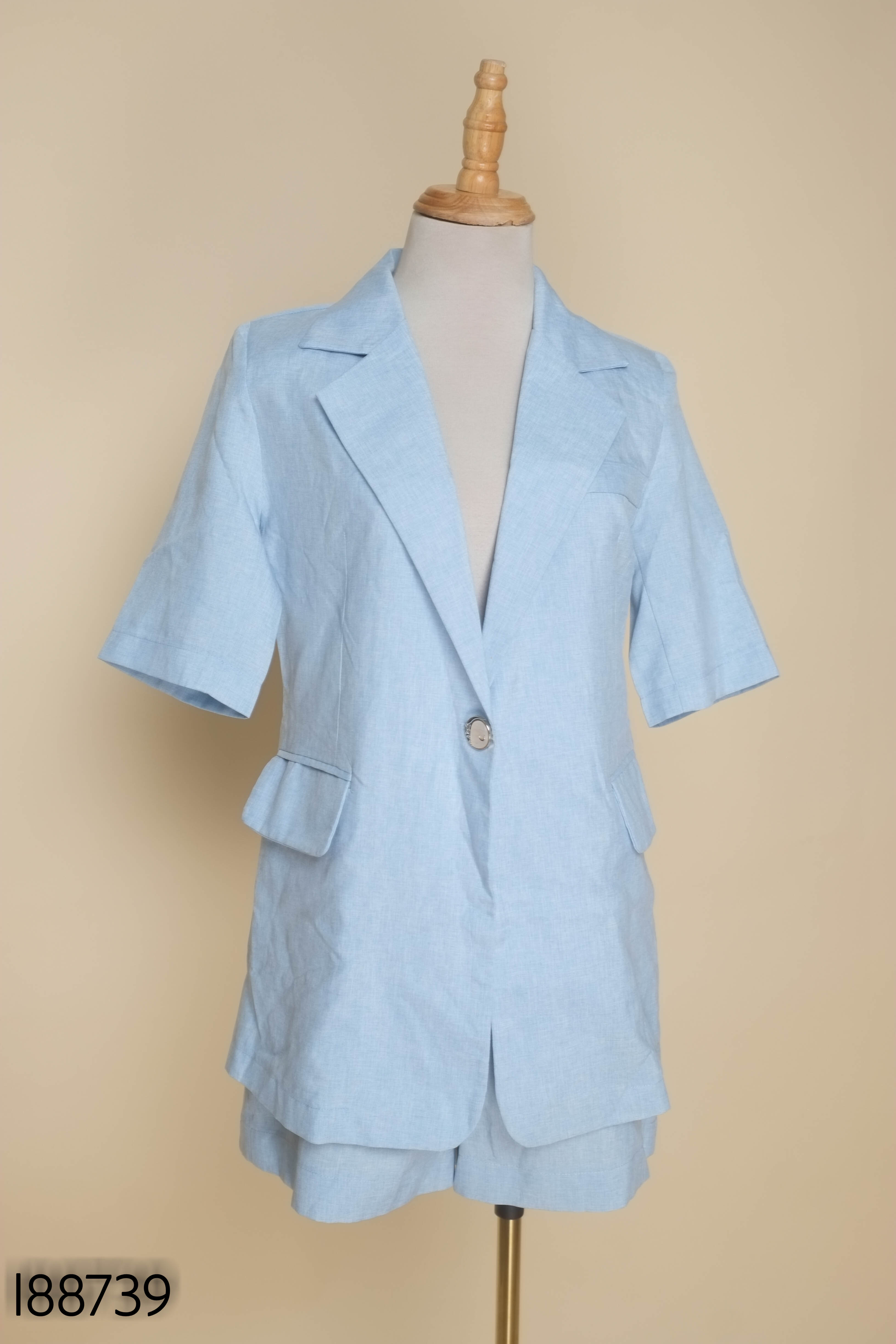 SET áo vest xanh+ quần