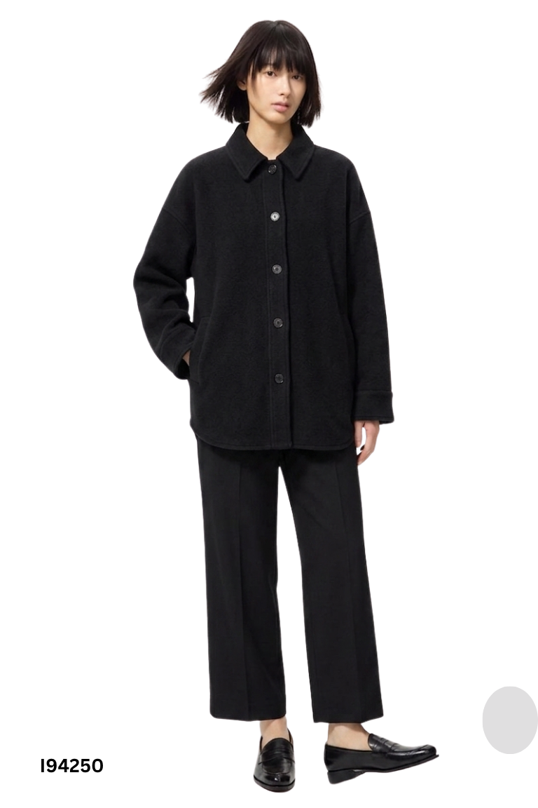 Áo UNIQLO xanh than cài khuy