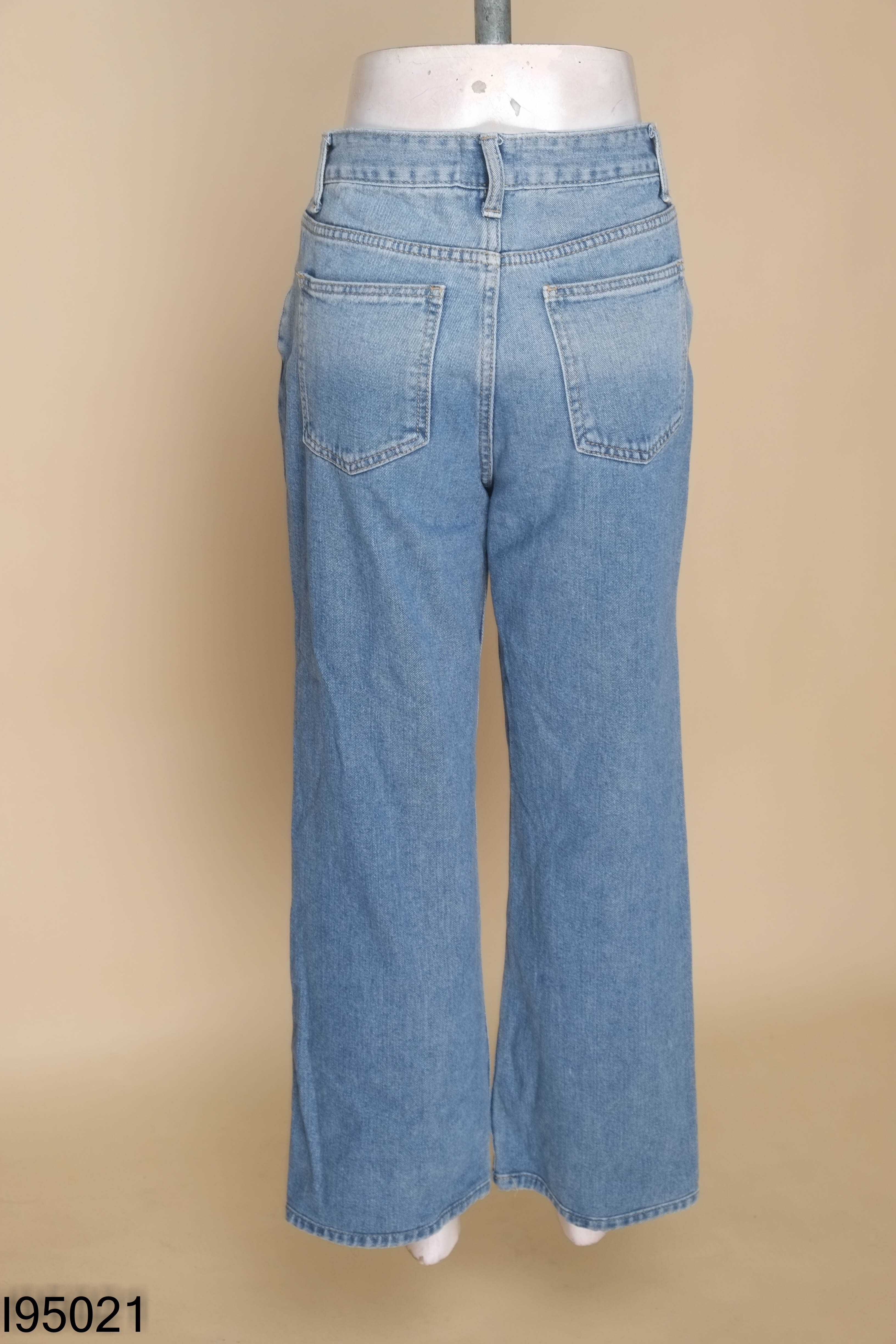 Quần jeans KAYLIN xanh trơn