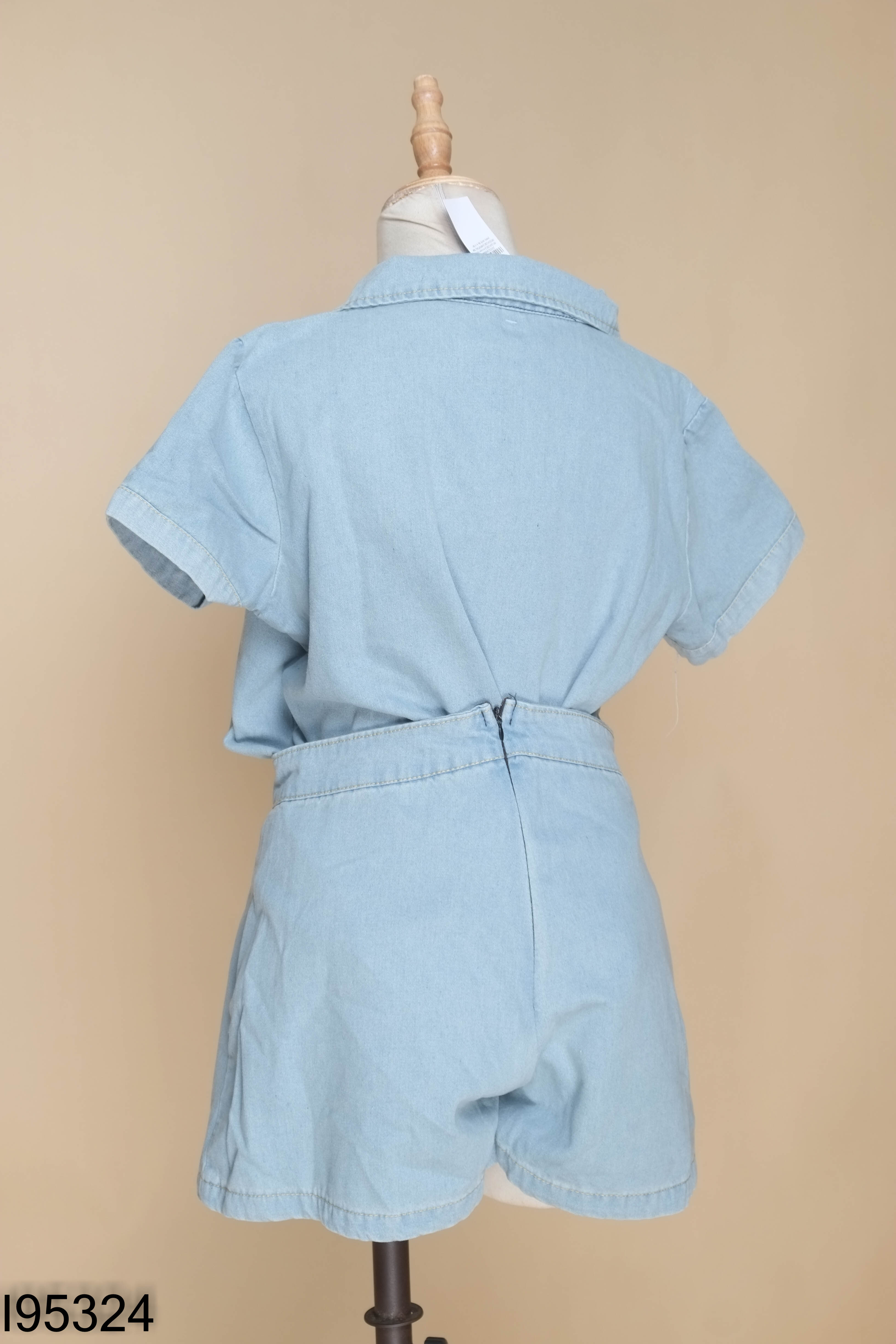 NEWTAG Set jeans xanh áo + chân váy
