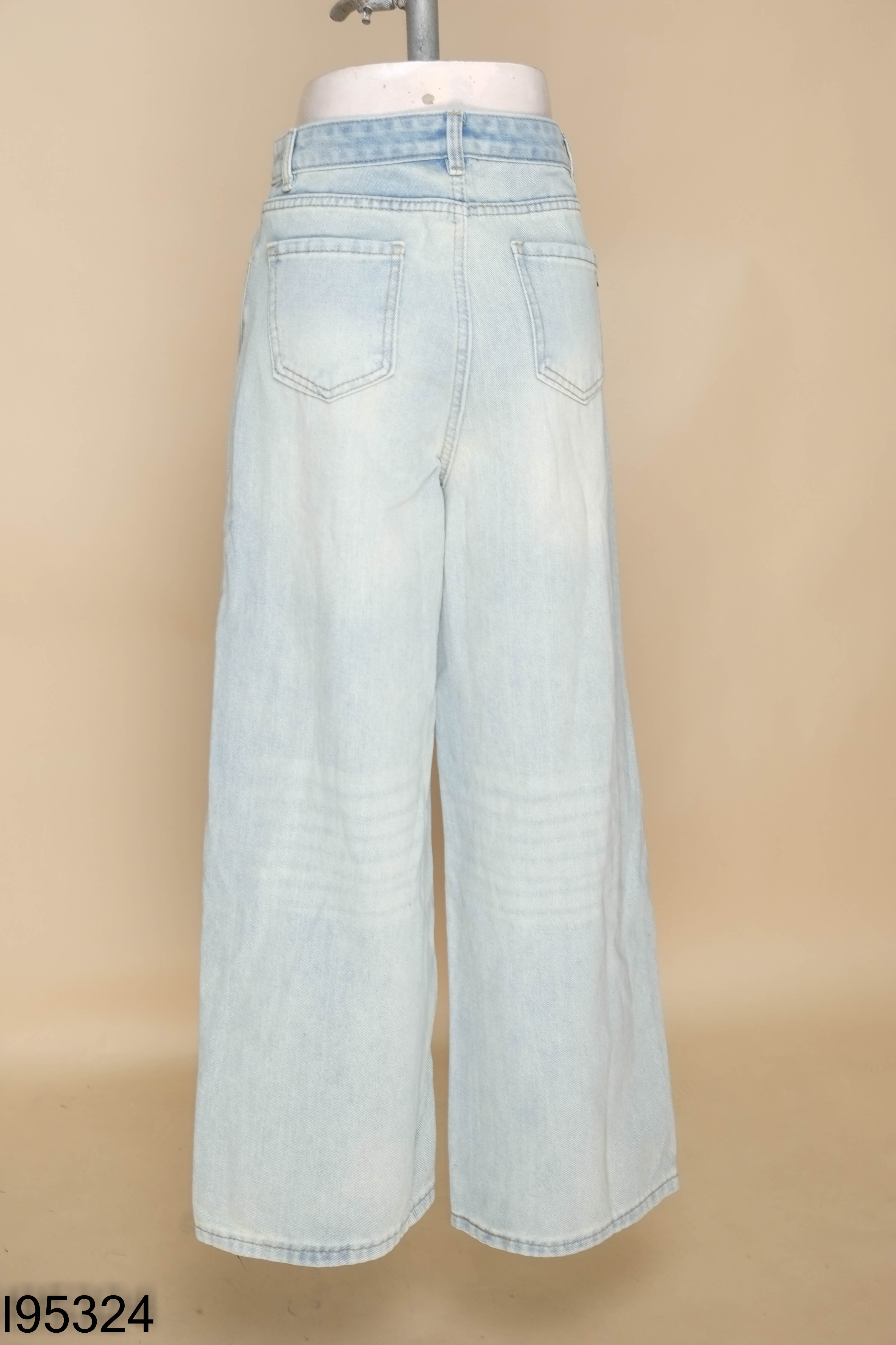 NEW Quần culottes jeans xanh