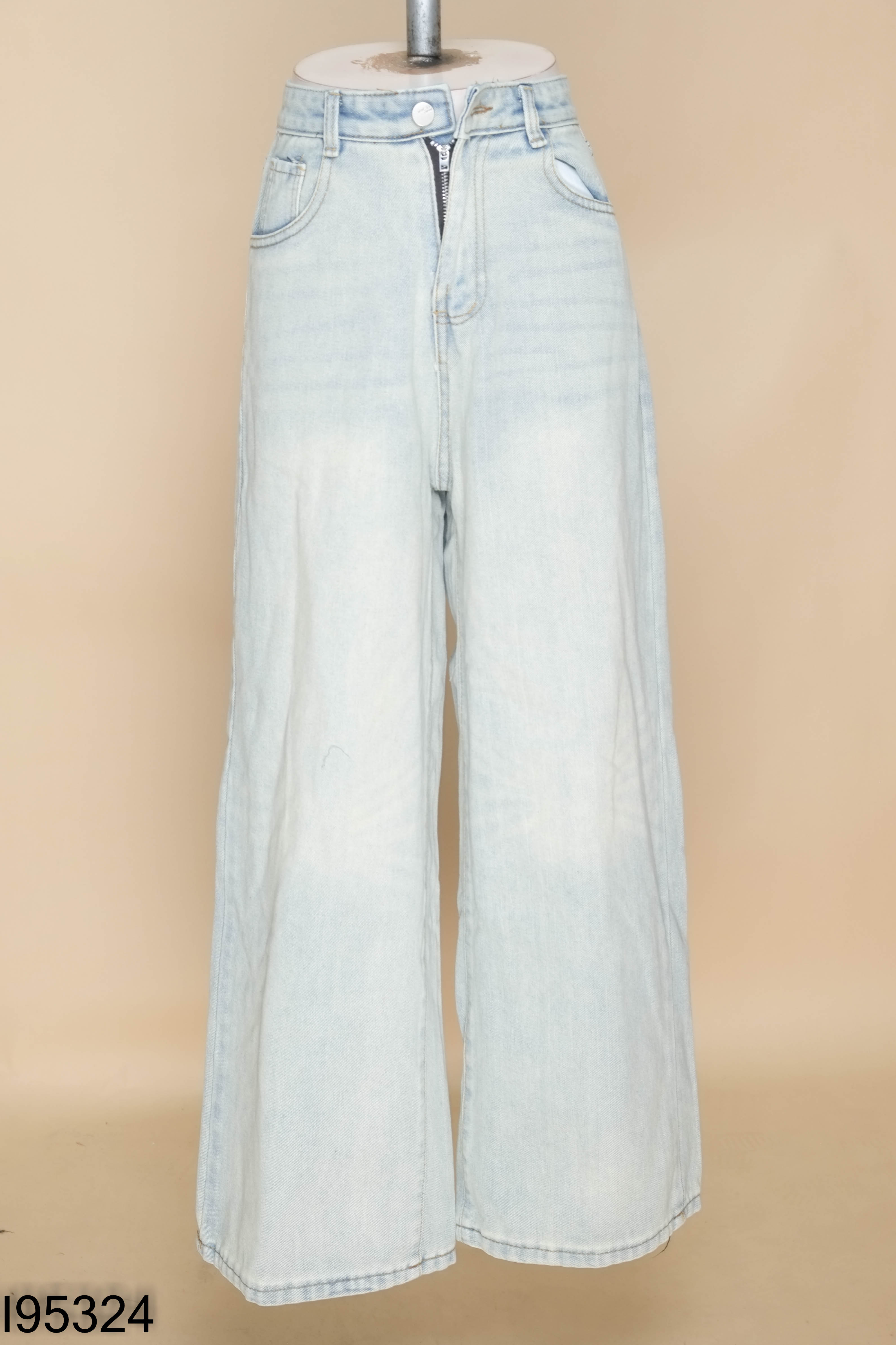 NEW Quần culottes jeans xanh