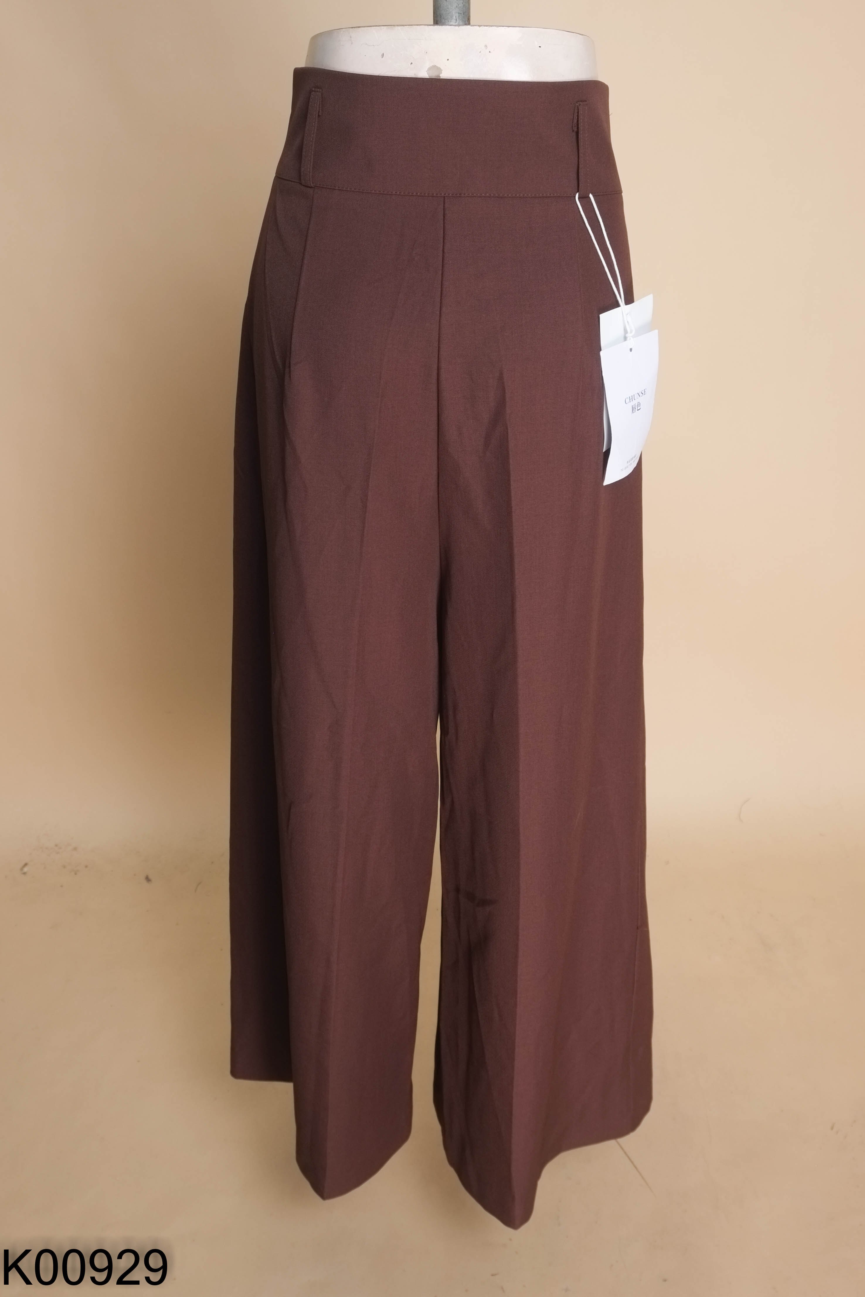 NEWTAG Quần suông đỏ nâu