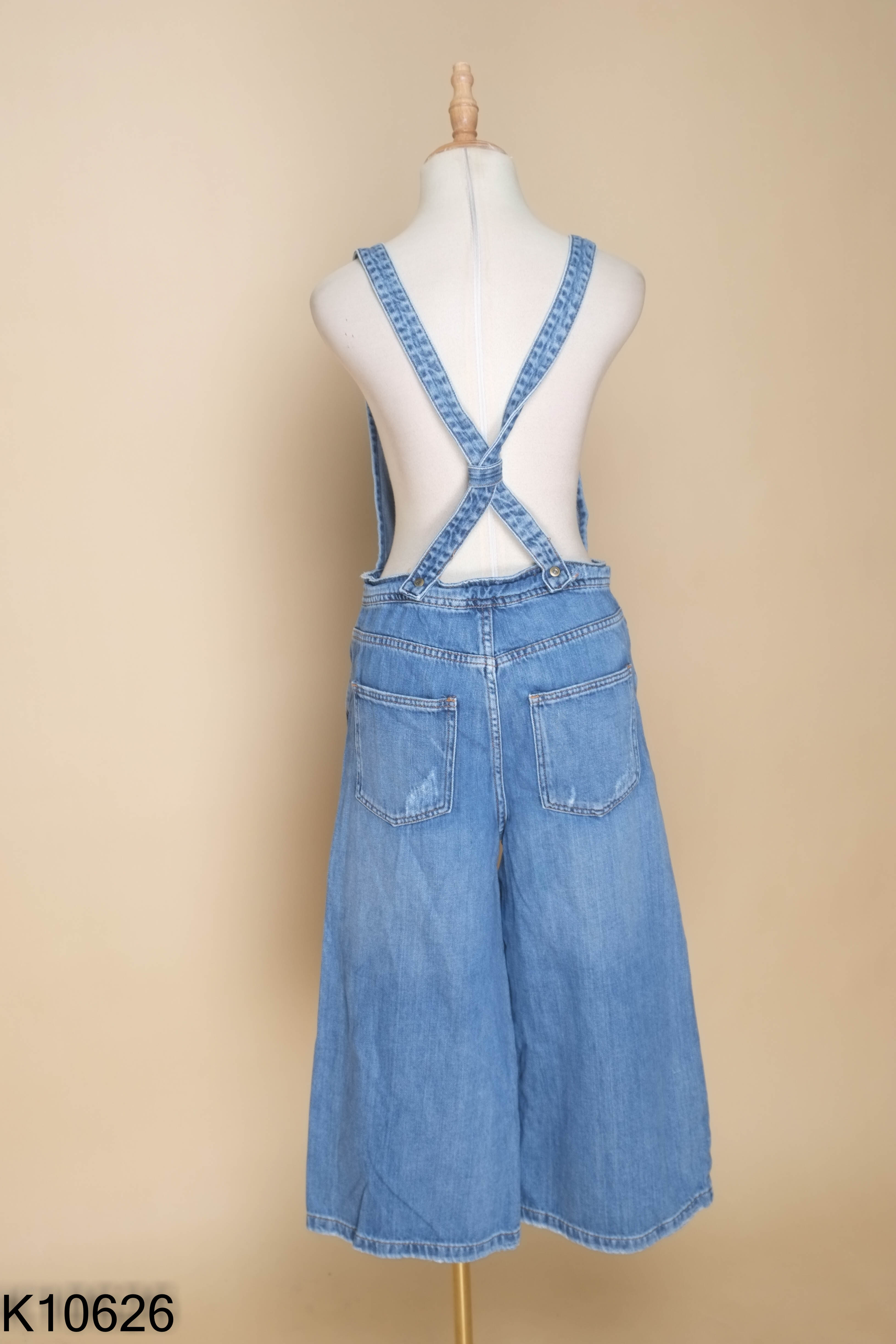 Yếm PULL&BEAR (cắt tag) jeans xanh