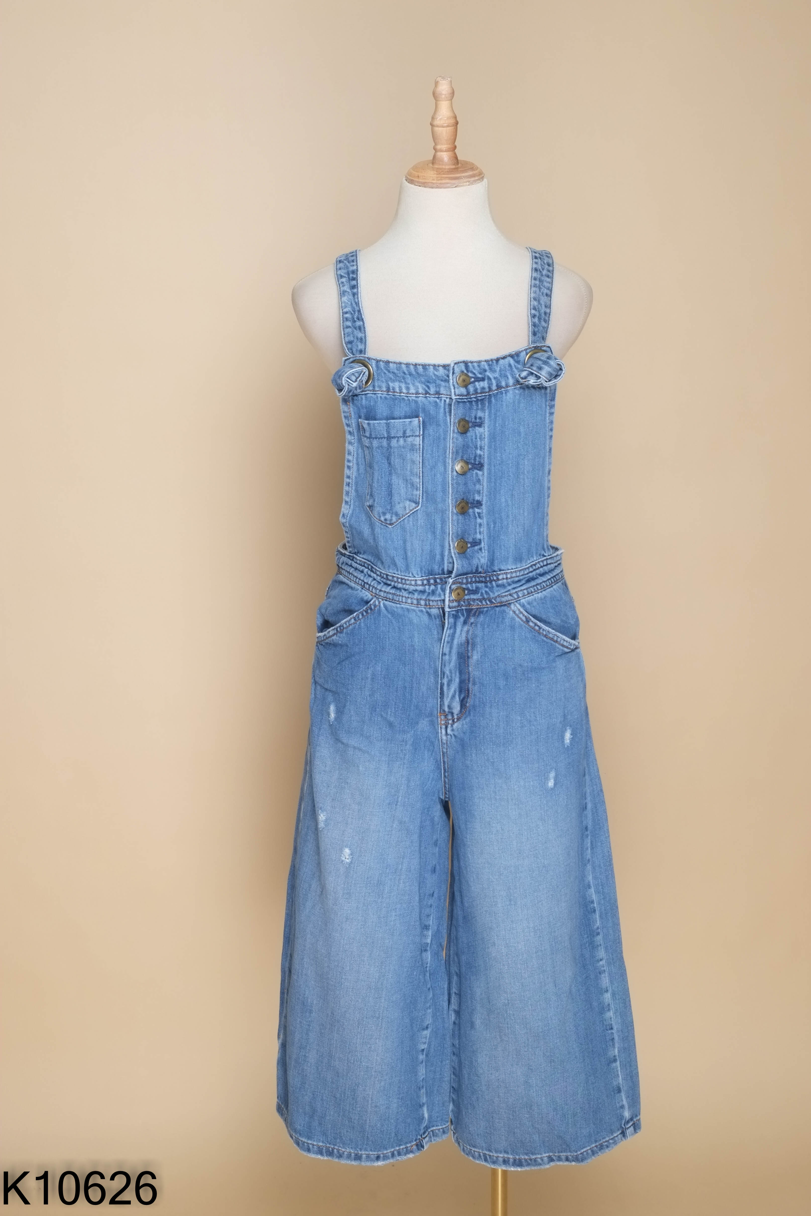 Yếm PULL&BEAR (cắt tag) jeans xanh