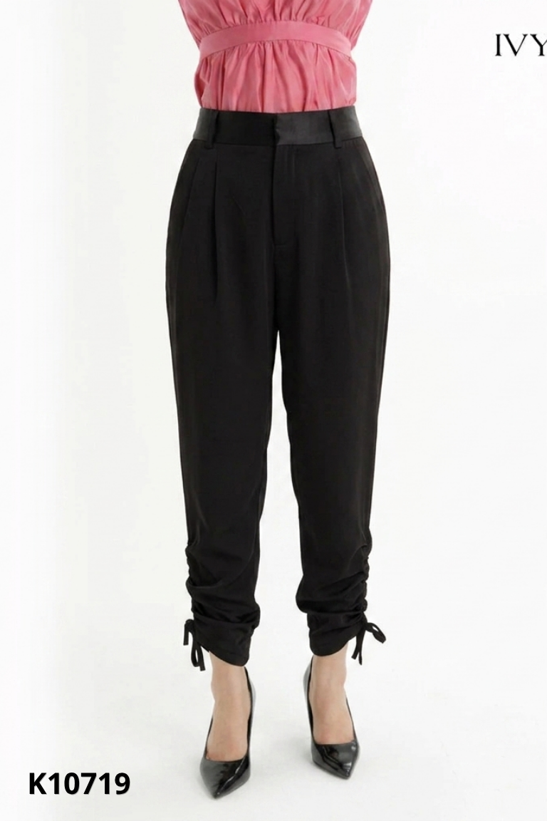 Quần lụa IVY MODA đen
