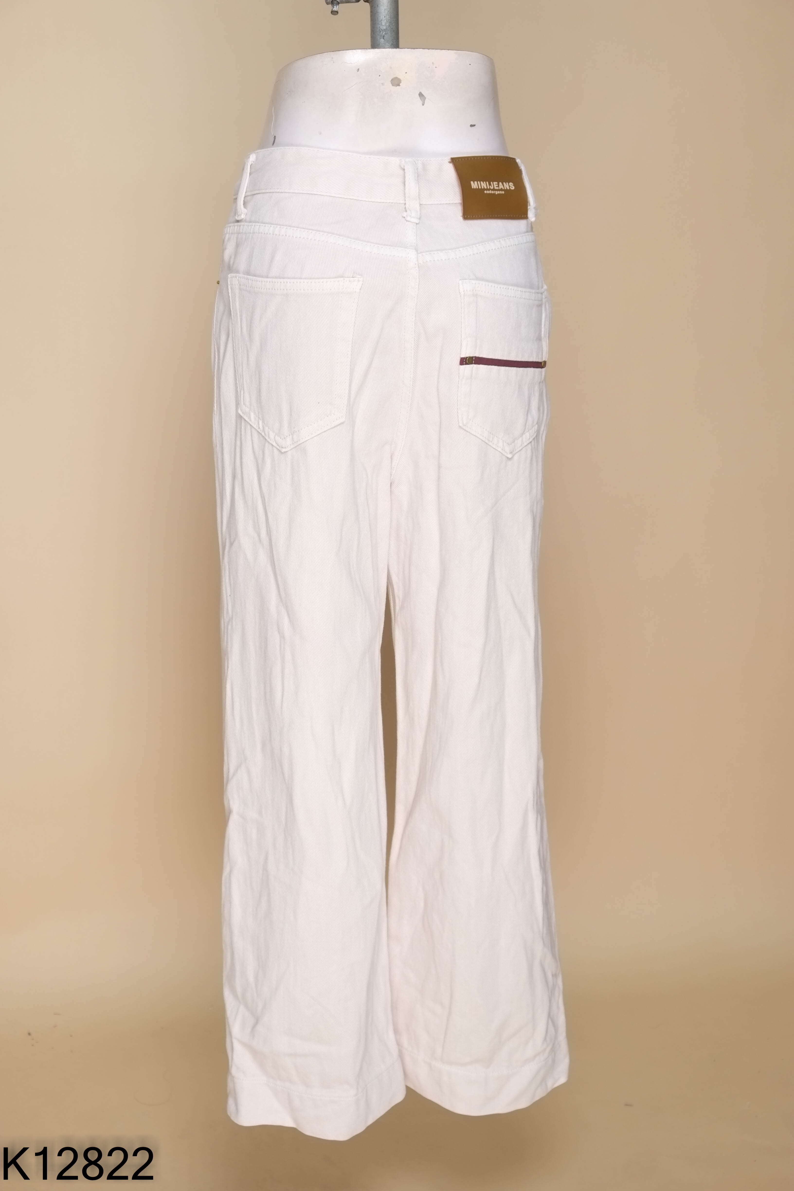 Chân váy jeans be trơn