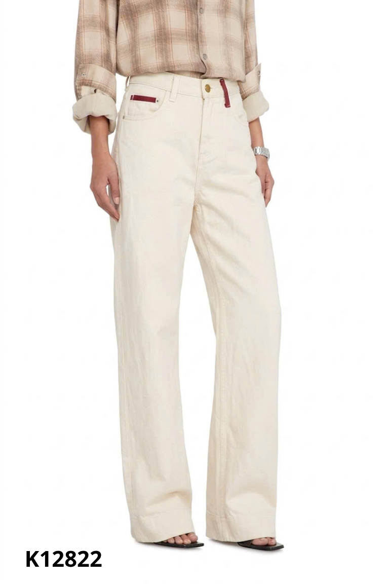 Quần jeans hồng trơn