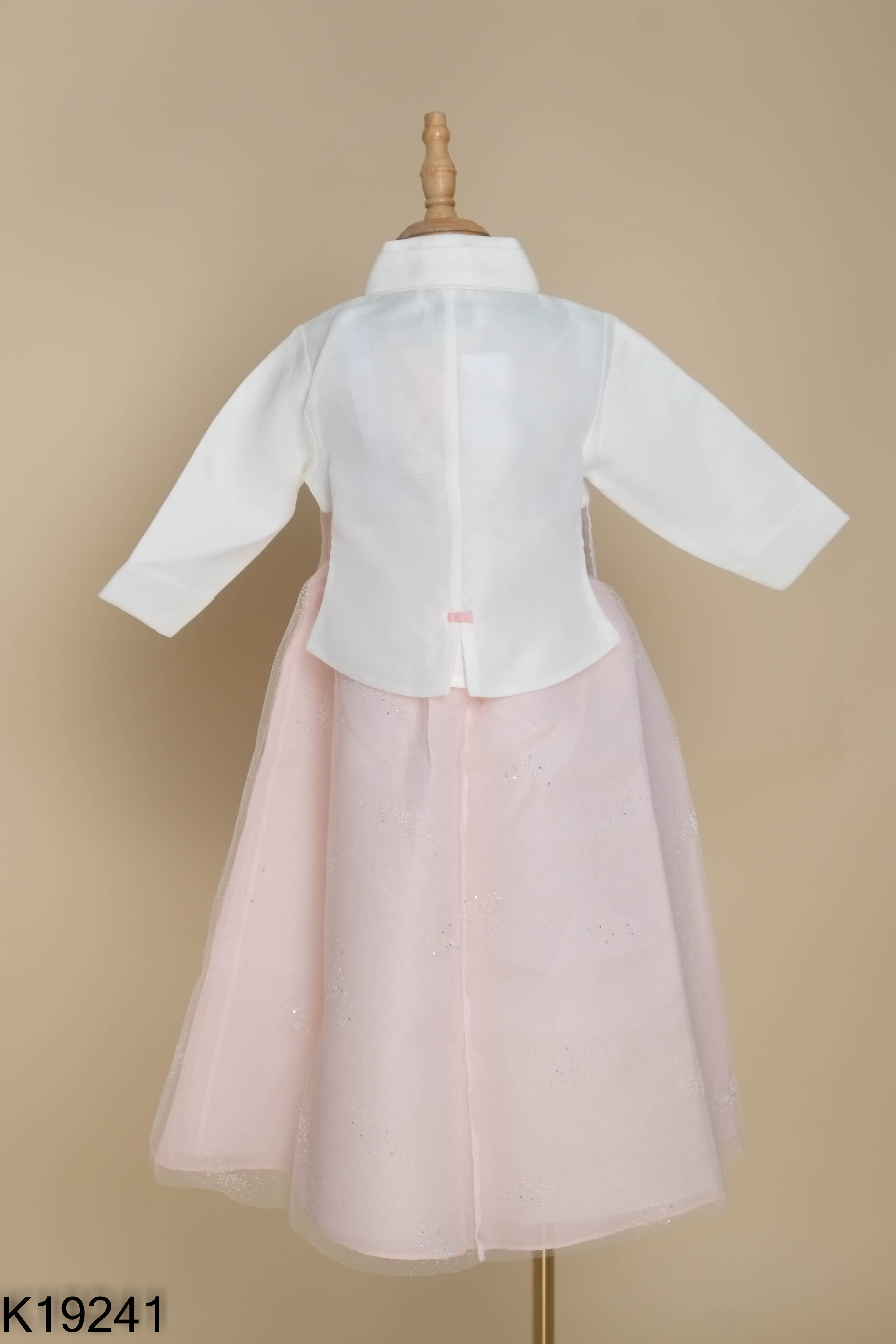 SET áo hanbok trắng+ váy KIDS