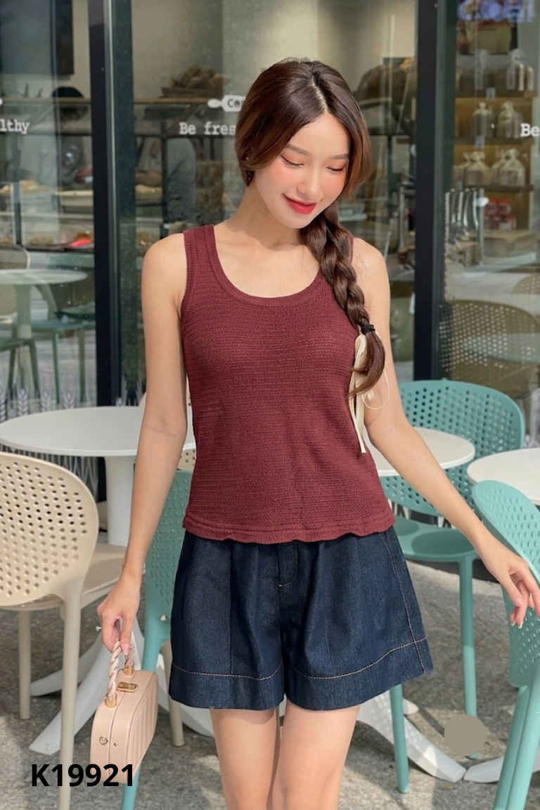 Áo gile len đỏ LPPPT