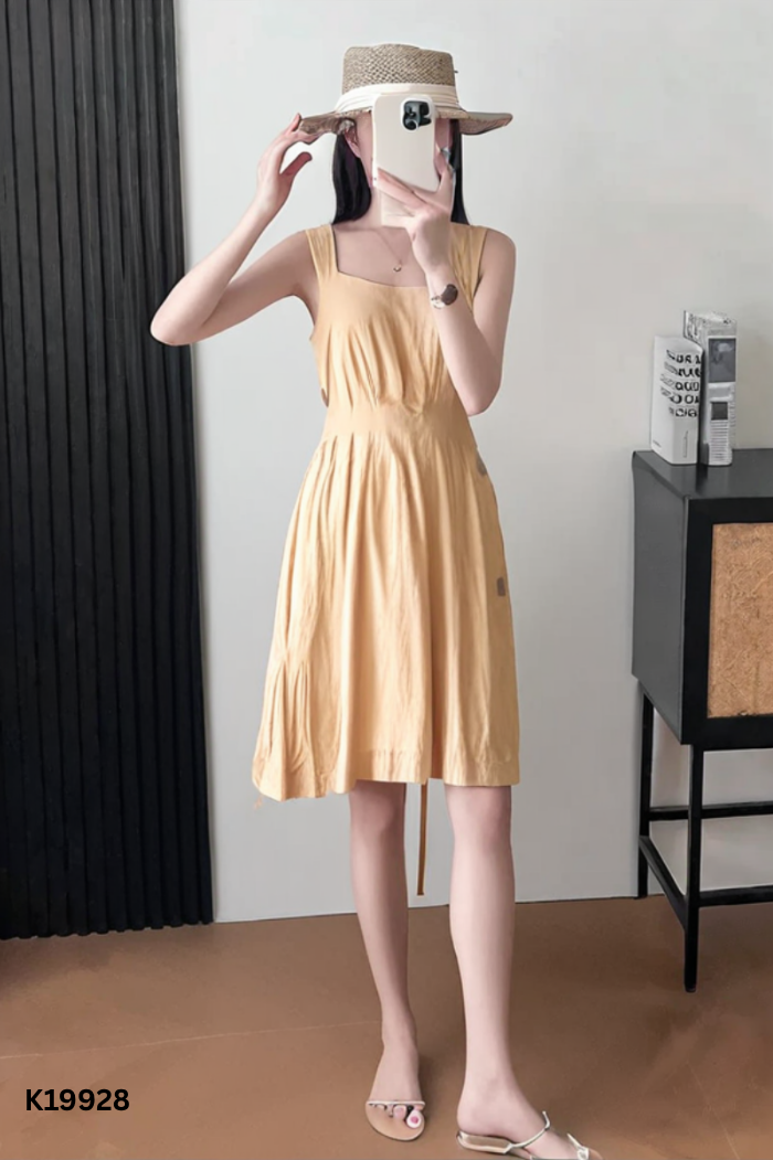 Váy nâu MAY BOUTIQUE ly eo