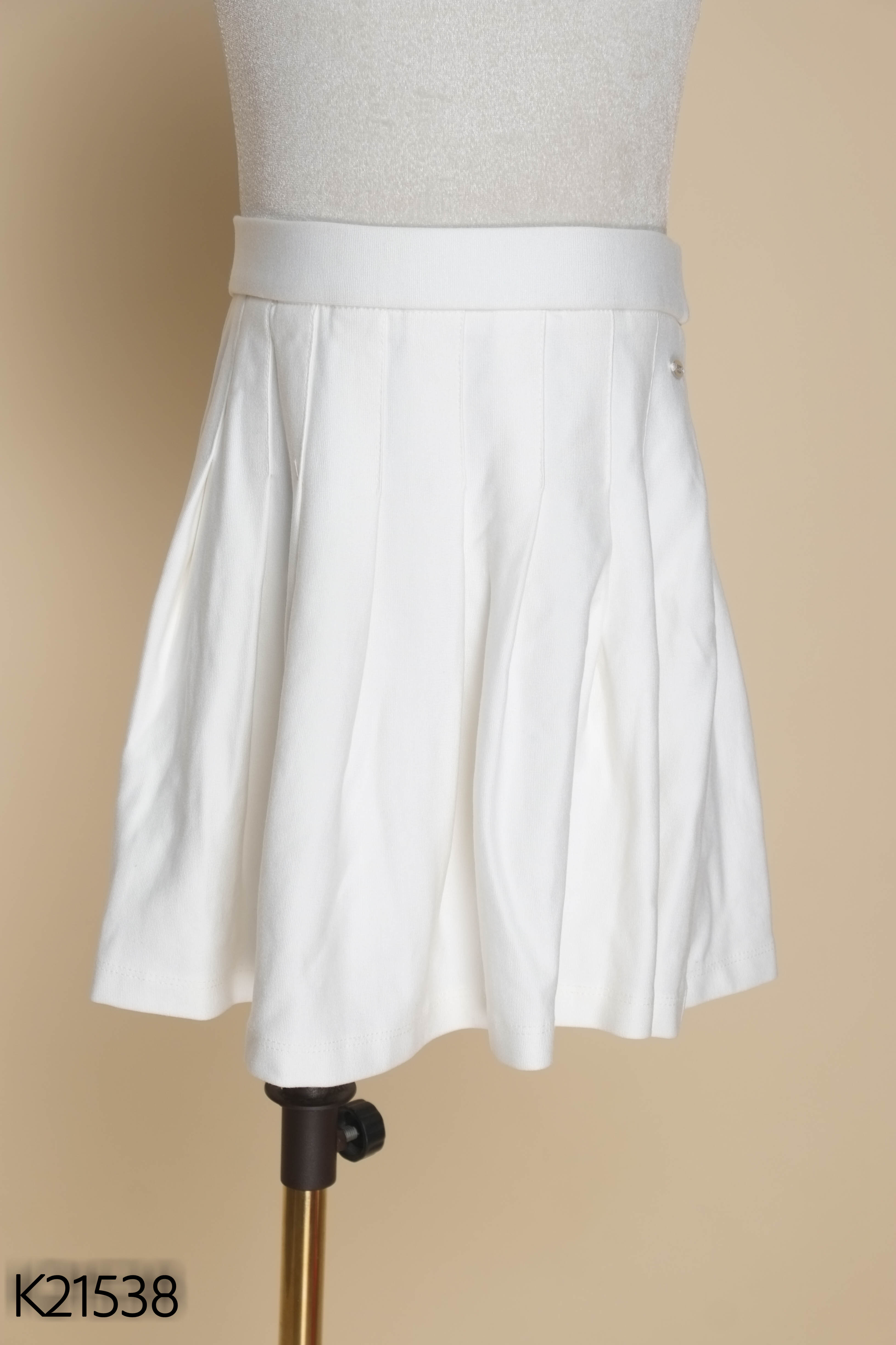 Chân váy trắng ZARA xếp li kids