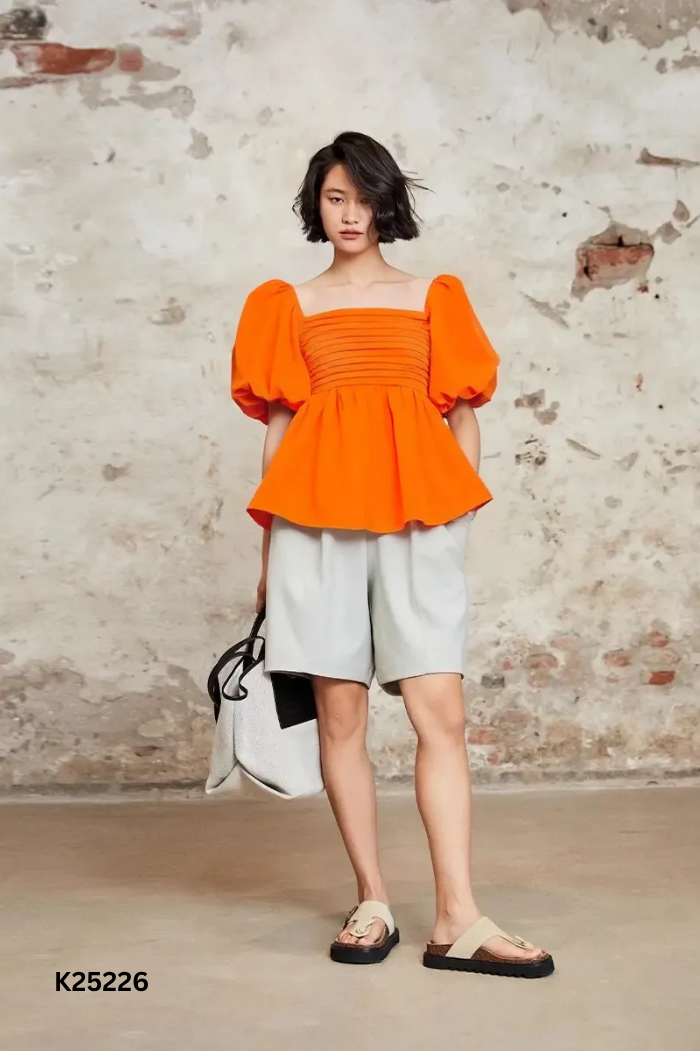 Áo MAY LOVES cam cổ vuông