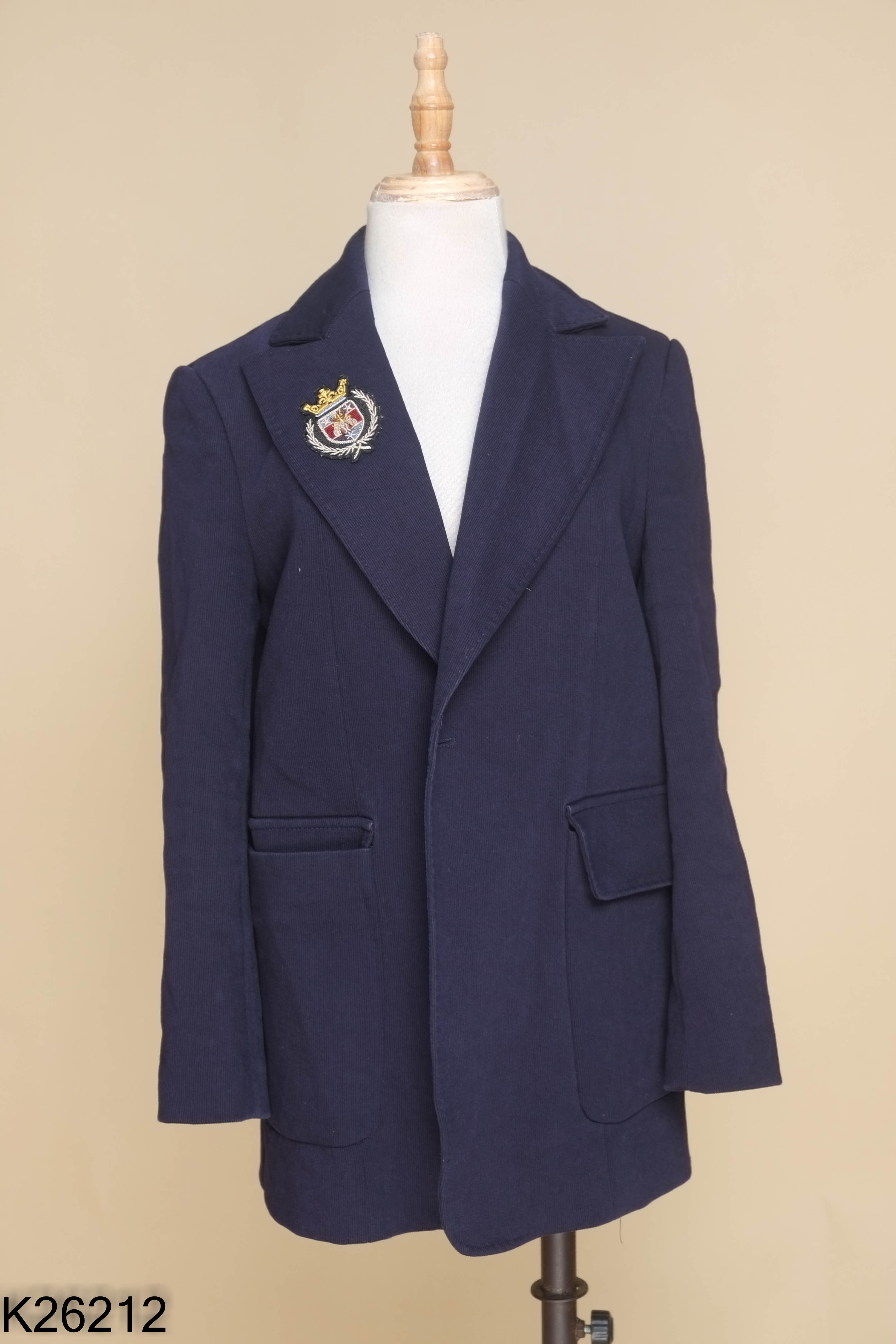 Áo khoác D.CHIC xanh than (mất cúc)