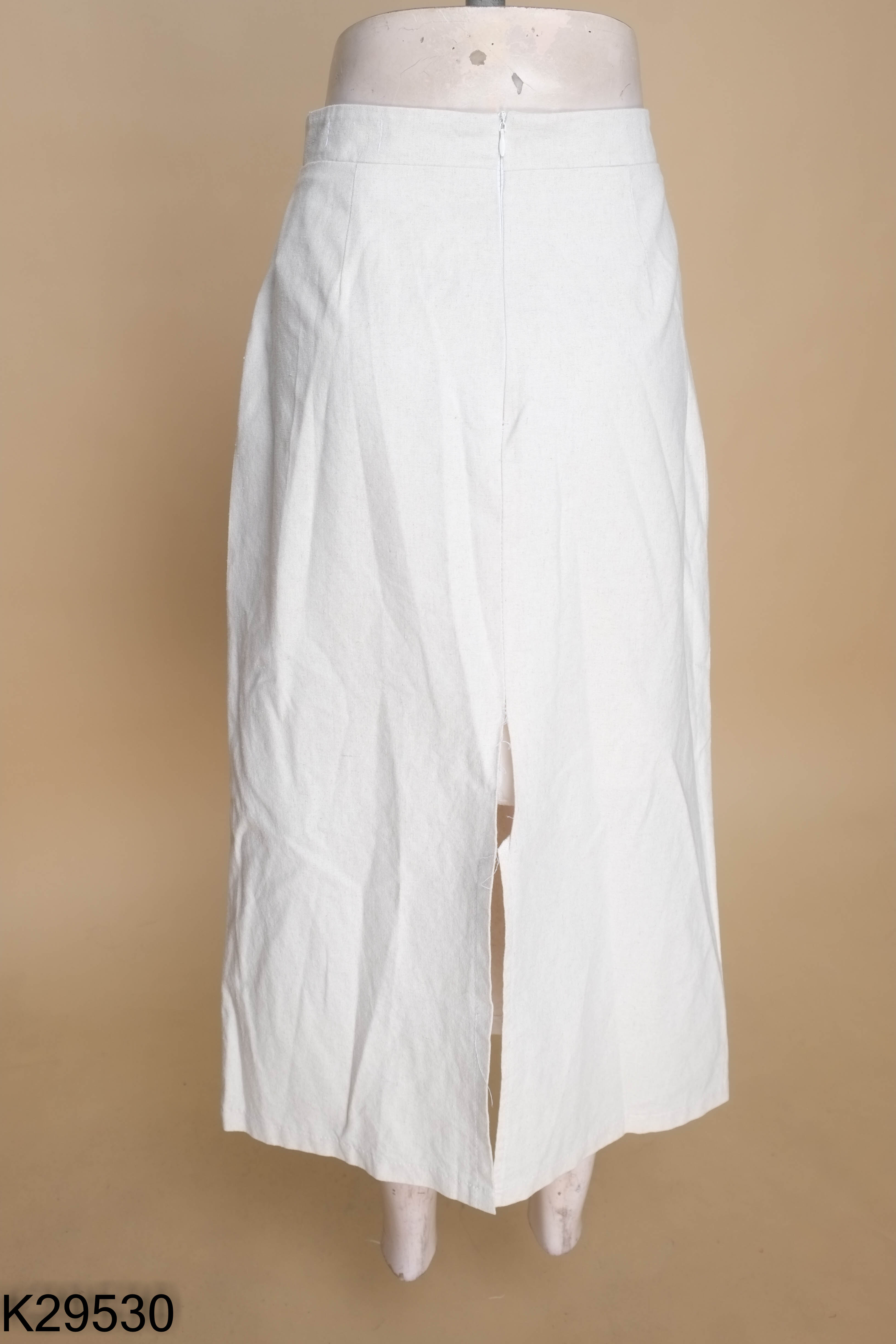 Chân váy linen MA VIE be