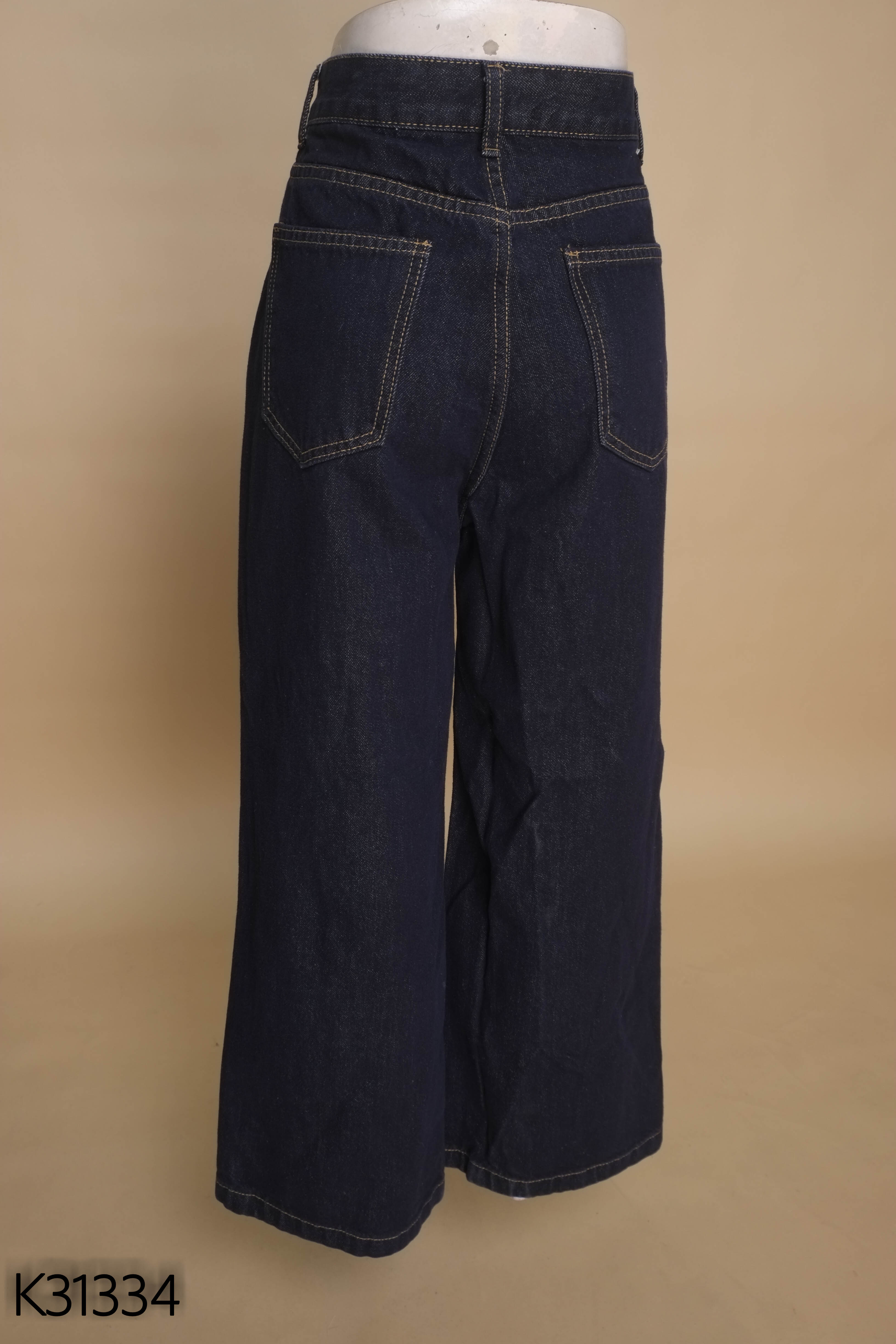 Quần jeans xanh suông CALIE