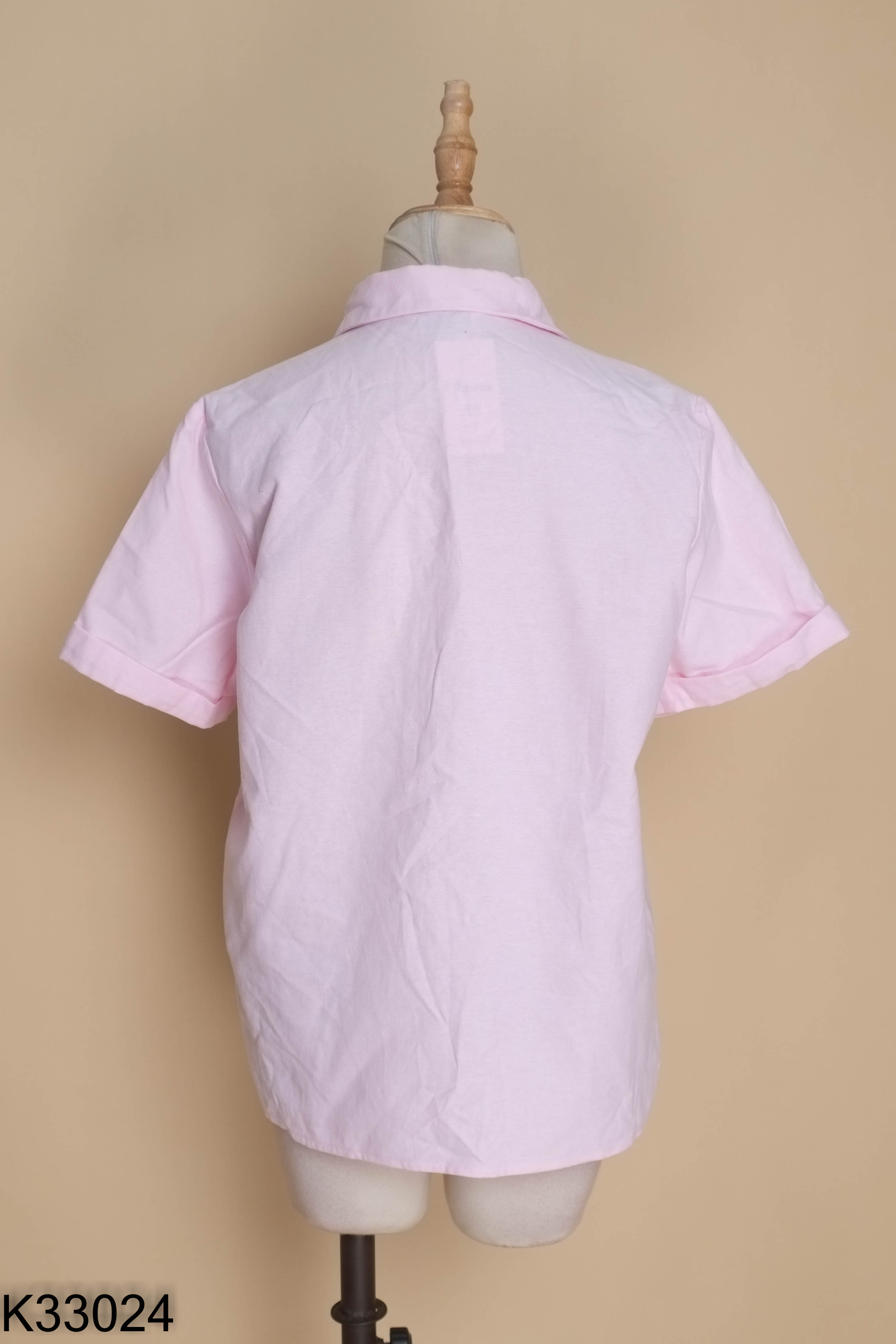 Áo sơ mi linen BY AND BY hồng