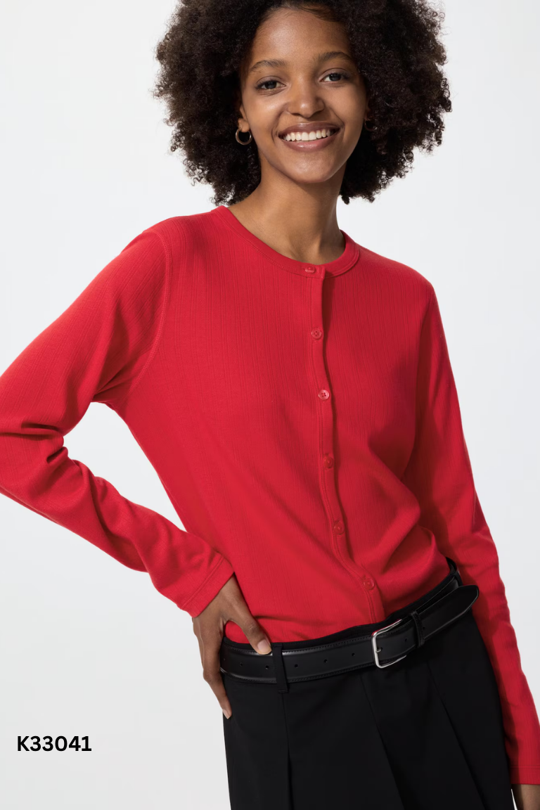 Áo cardigan UNIQLO đỏ
