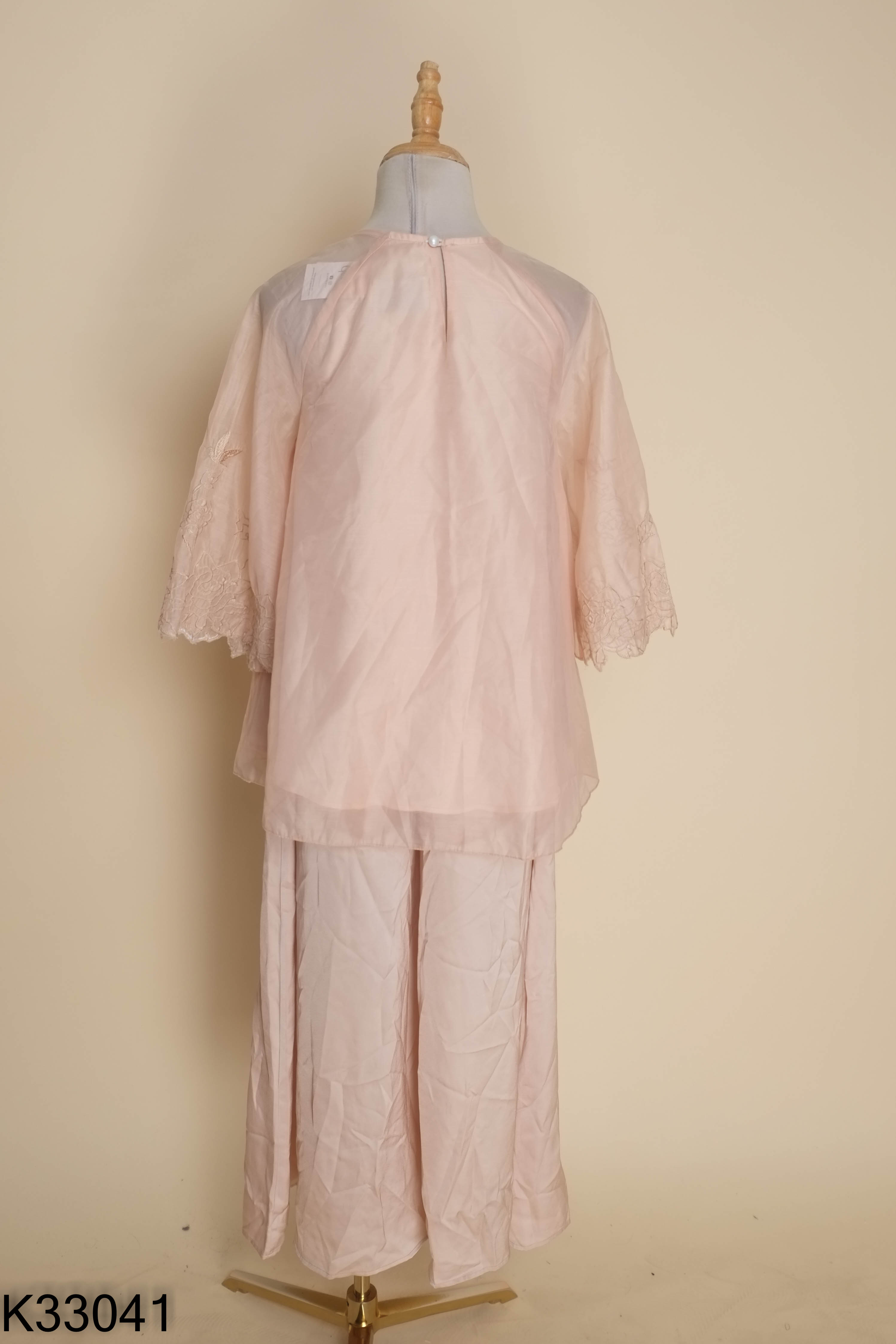 SET áo ASHLEY hồng thêu hoa+ quần