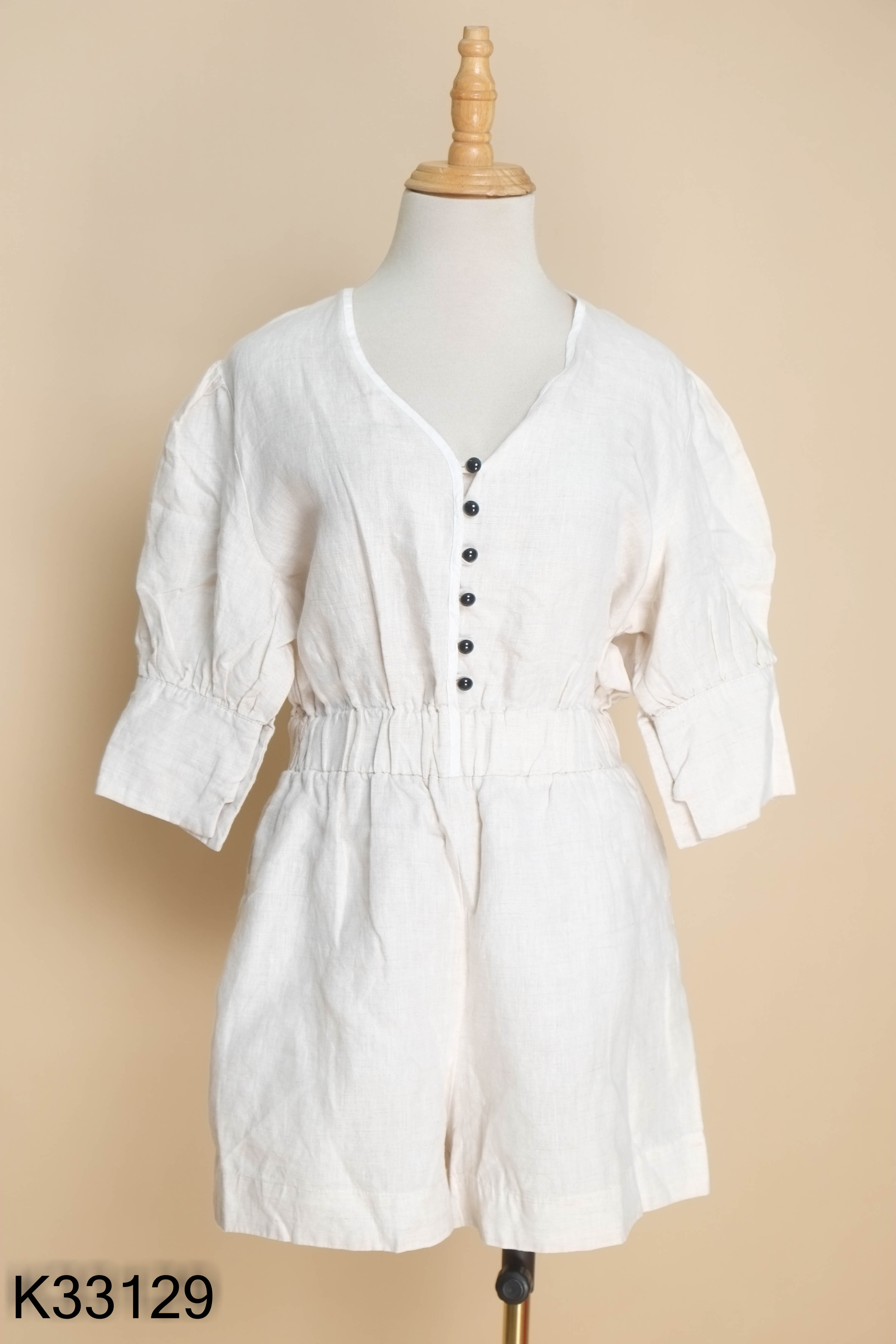 Jumpsuit be viền trắng