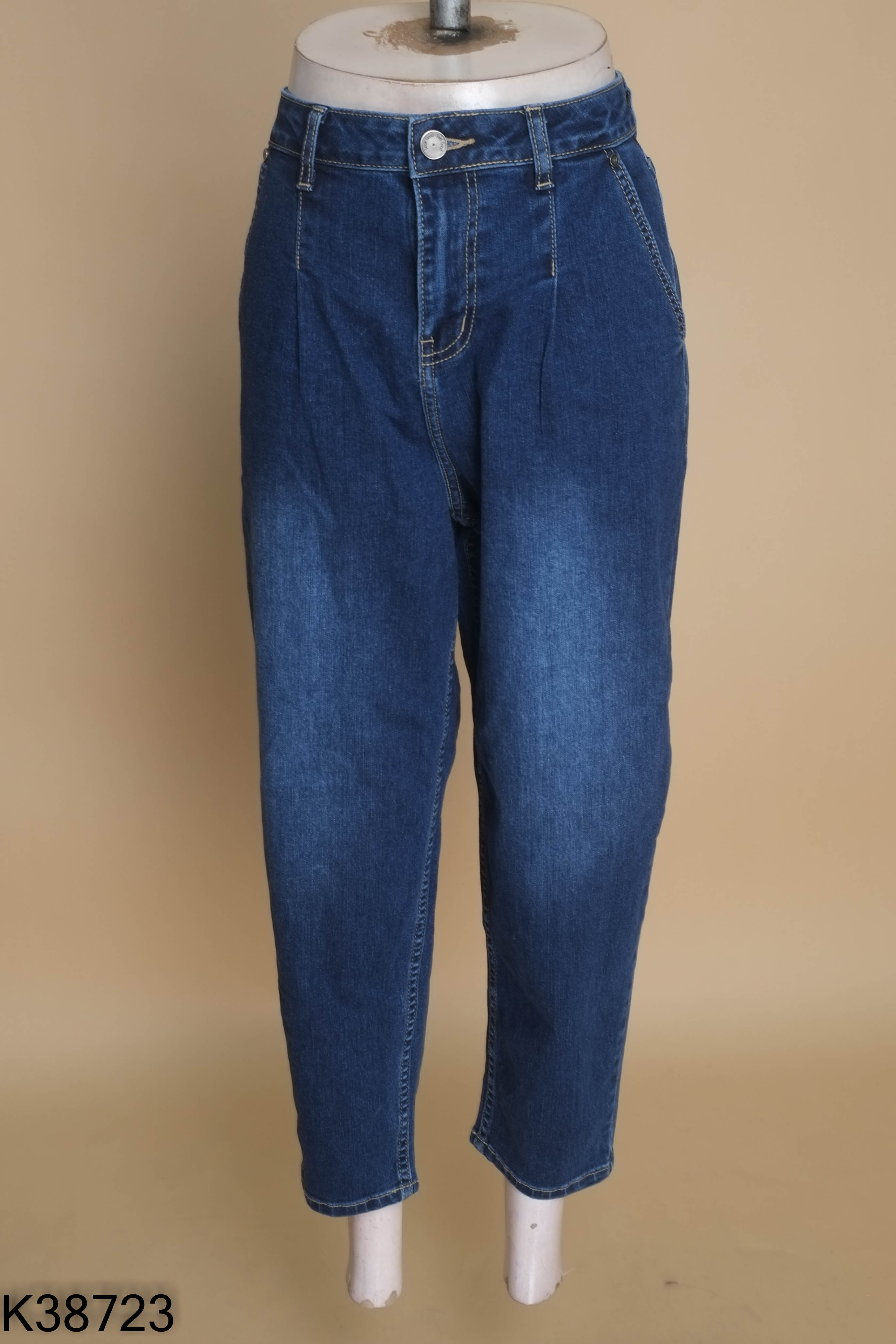 Quần jeans YODY xanh dáng baggy