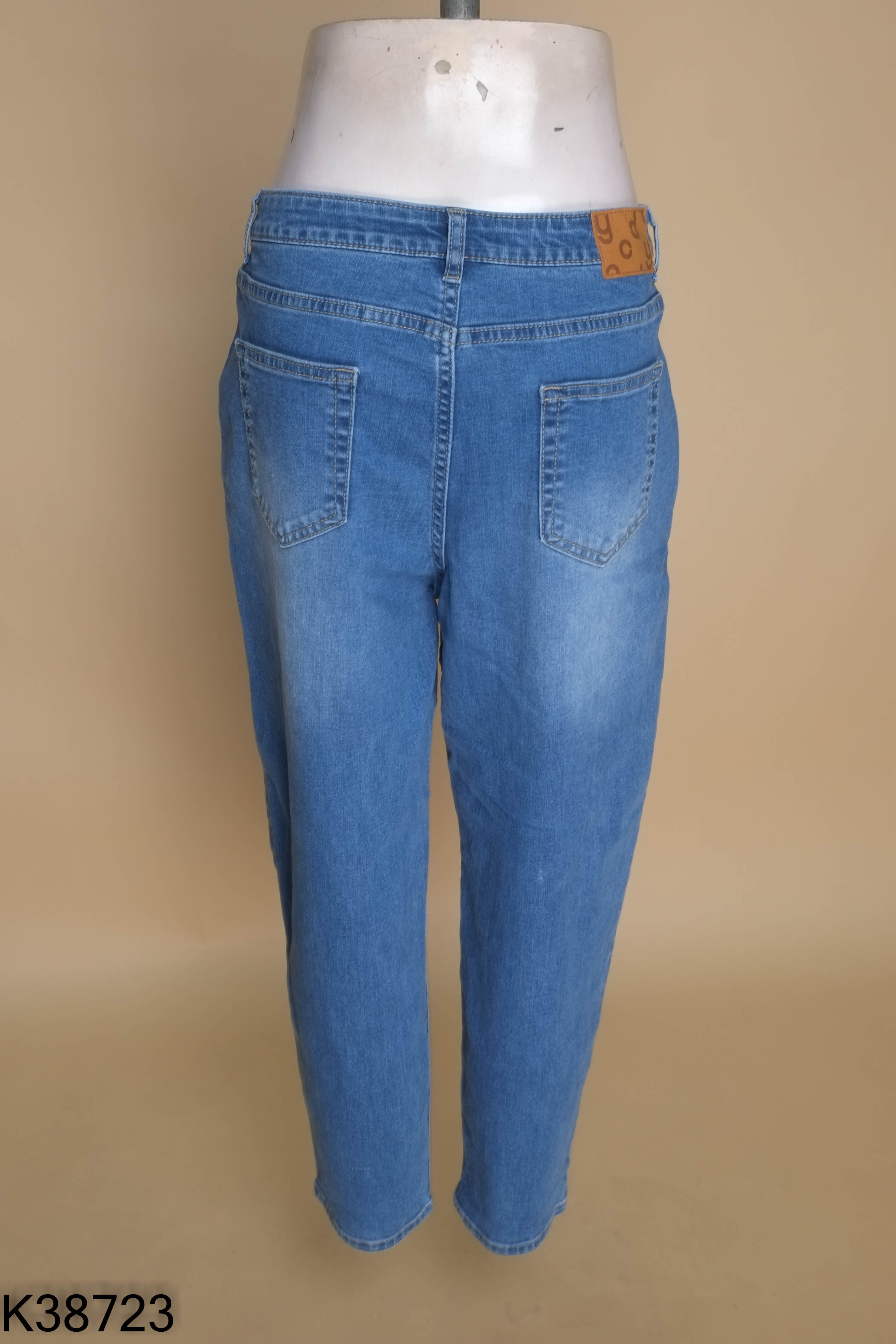 Quần jeans YODY xanh nhạt dáng baggy