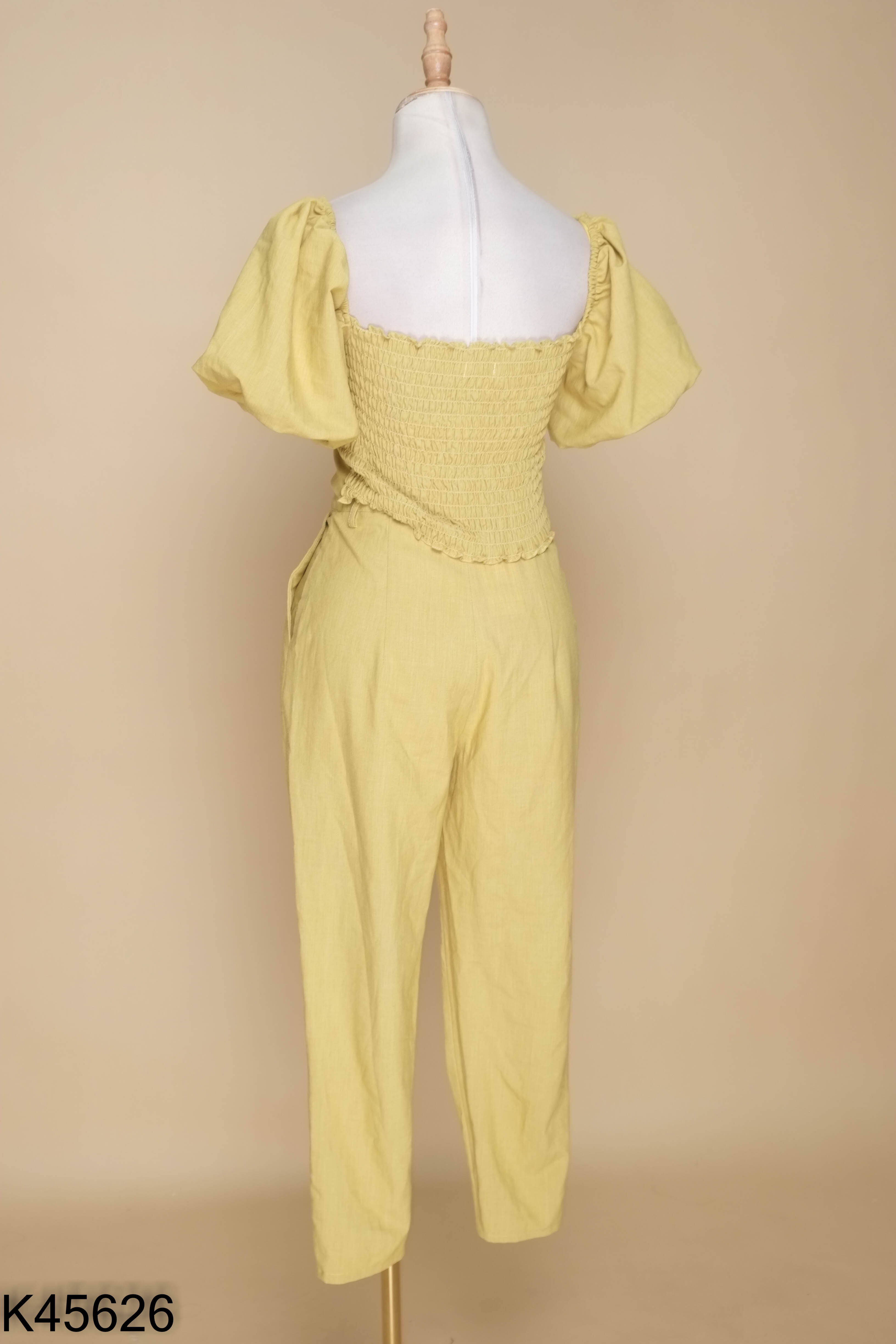 SET áo trê vai xanh+ quần