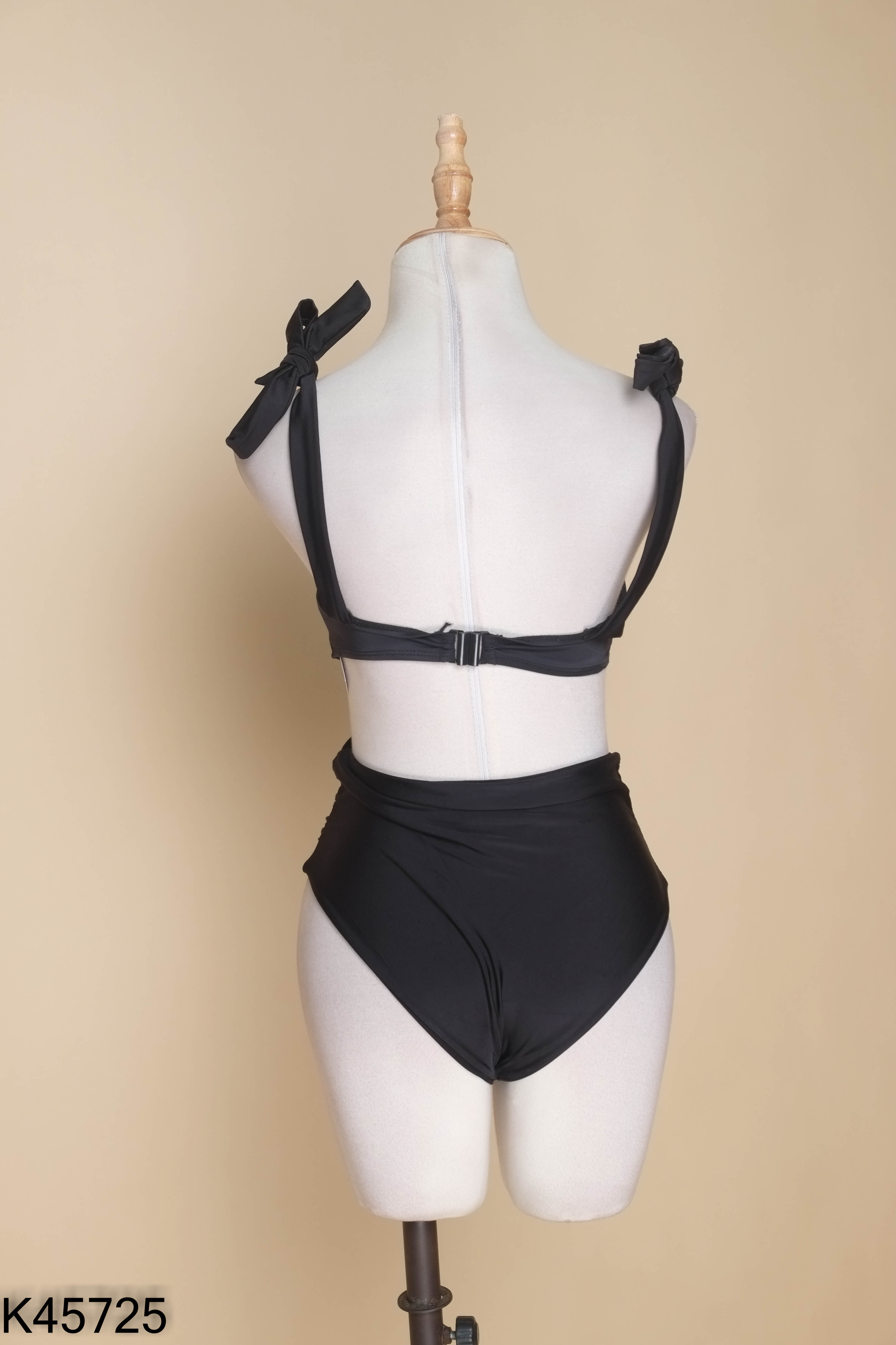 Set bikni đen áo + quần