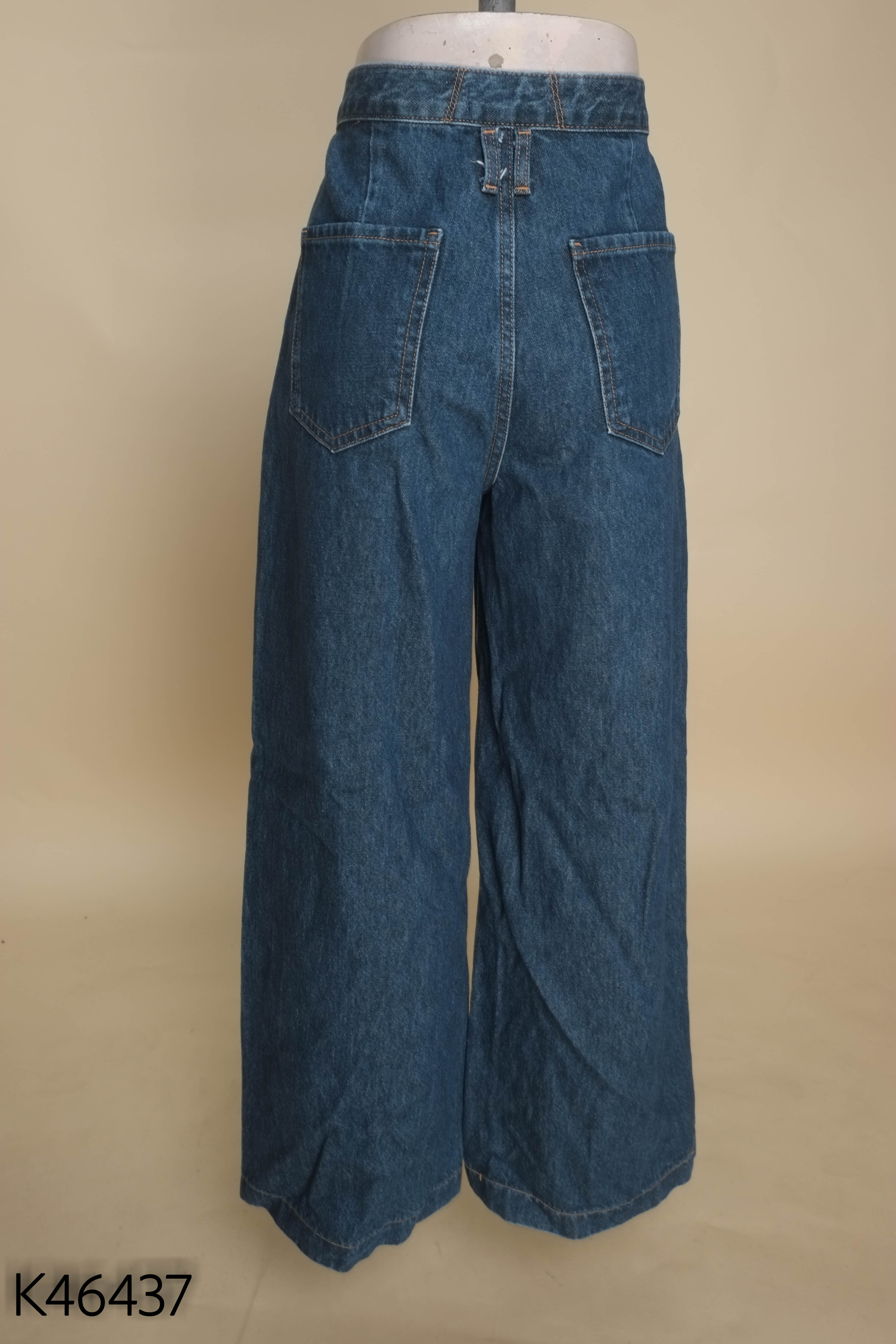 Quần jeans xanh DK&DK ống rộng