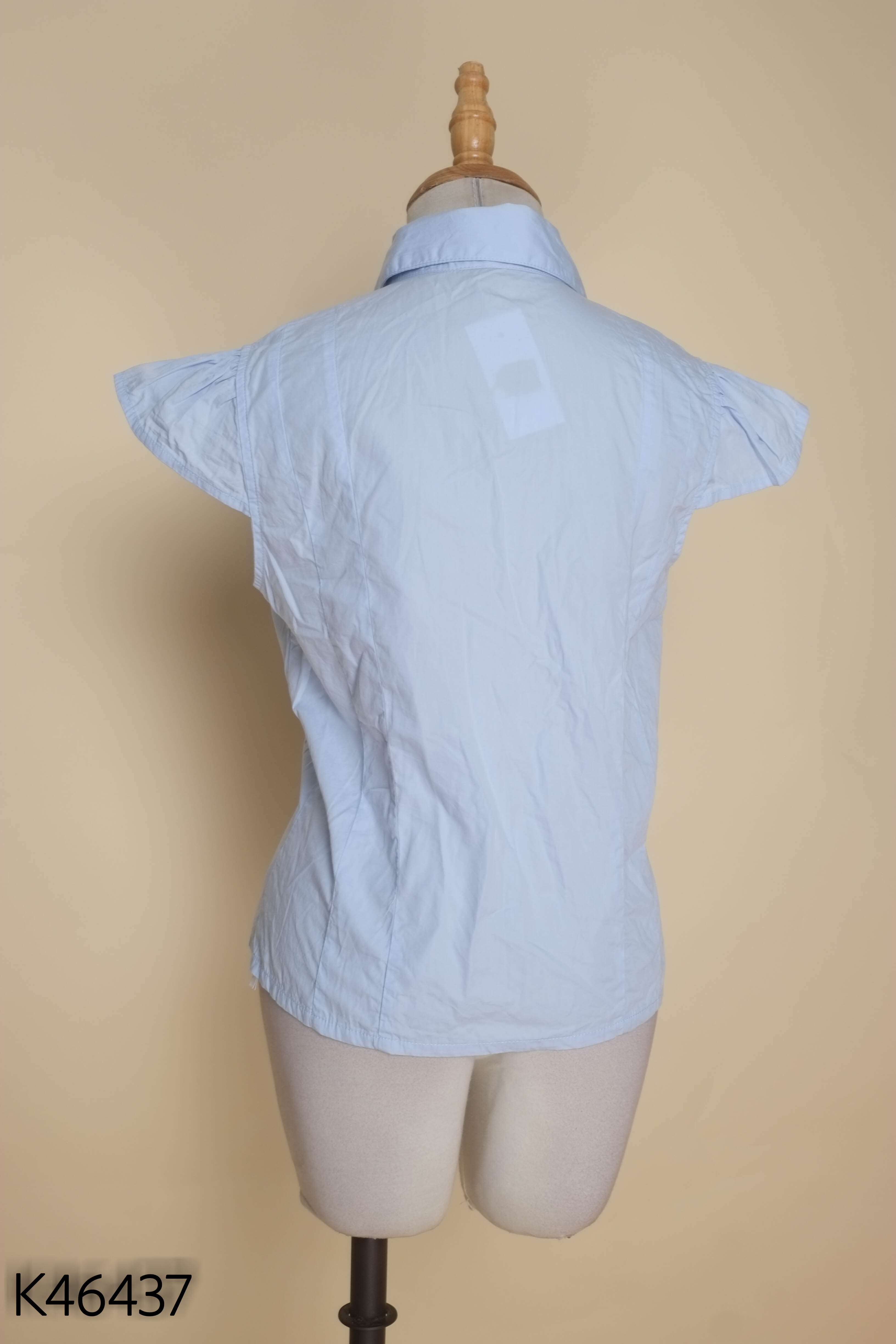Áo sơ mi bèo xanh MASSIMO DUTTI