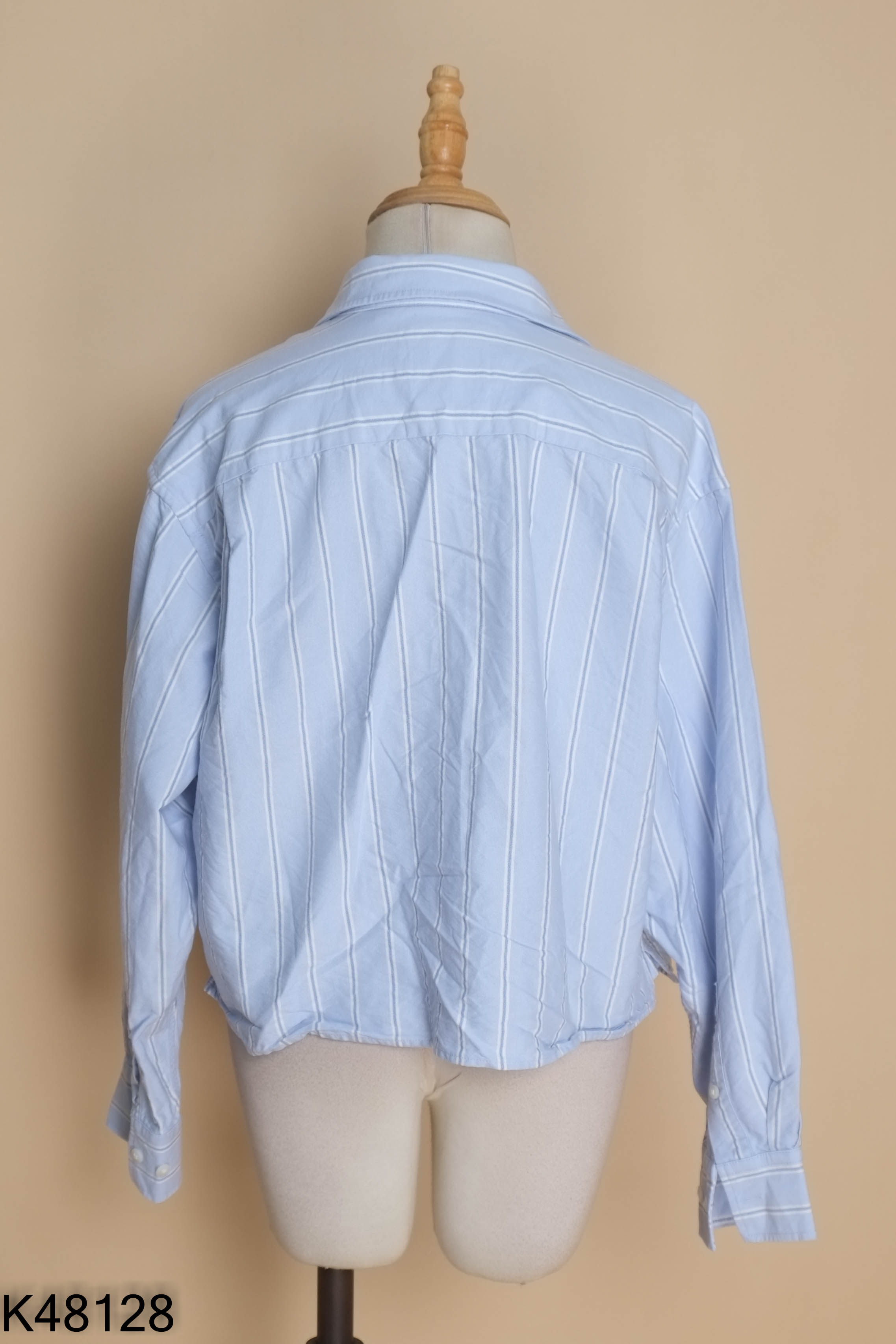 Áo UNIQLO sơ mi xanh sọc