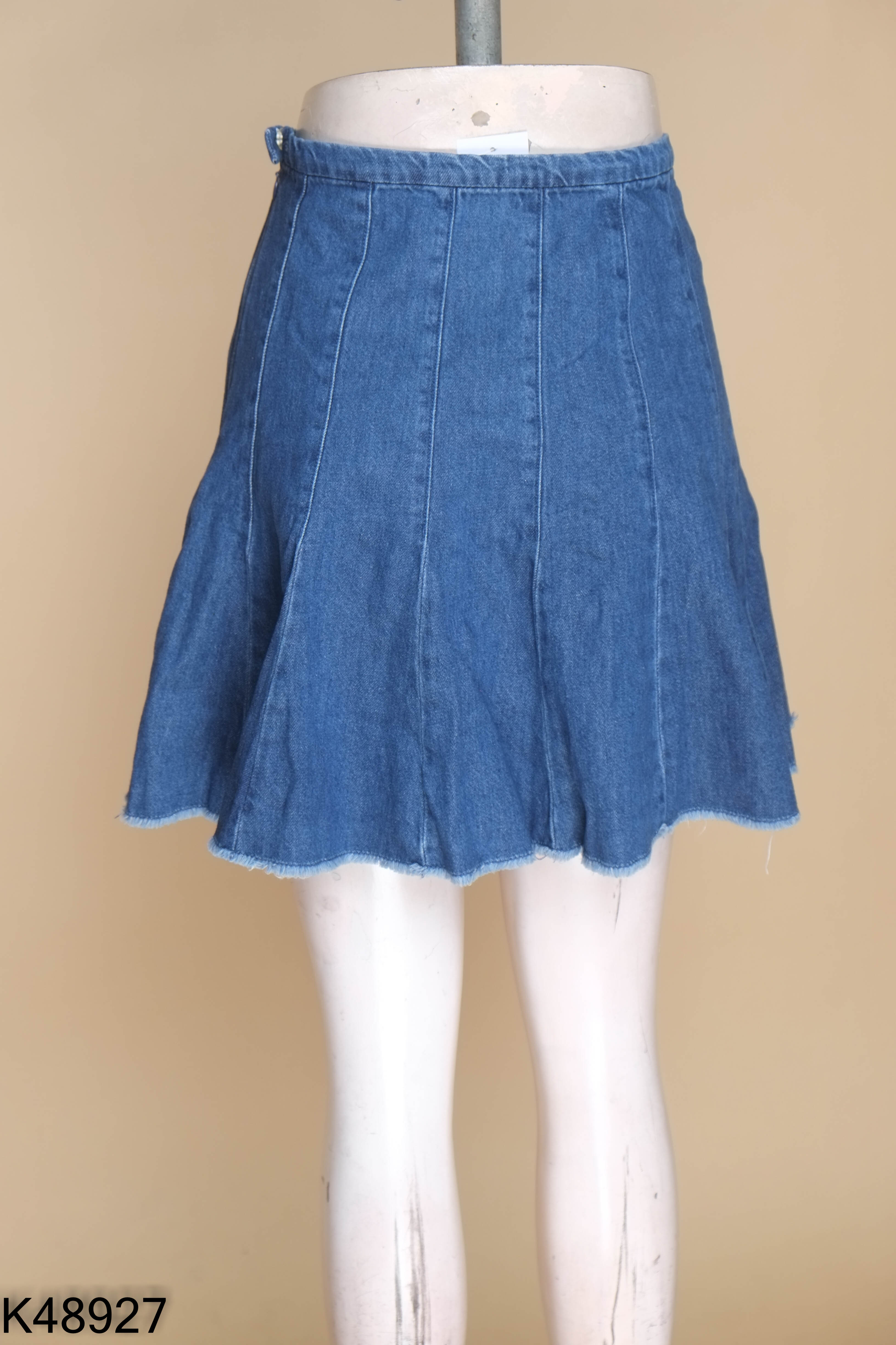Chân váy jeans ZARA xanh xòe (XUẤT)