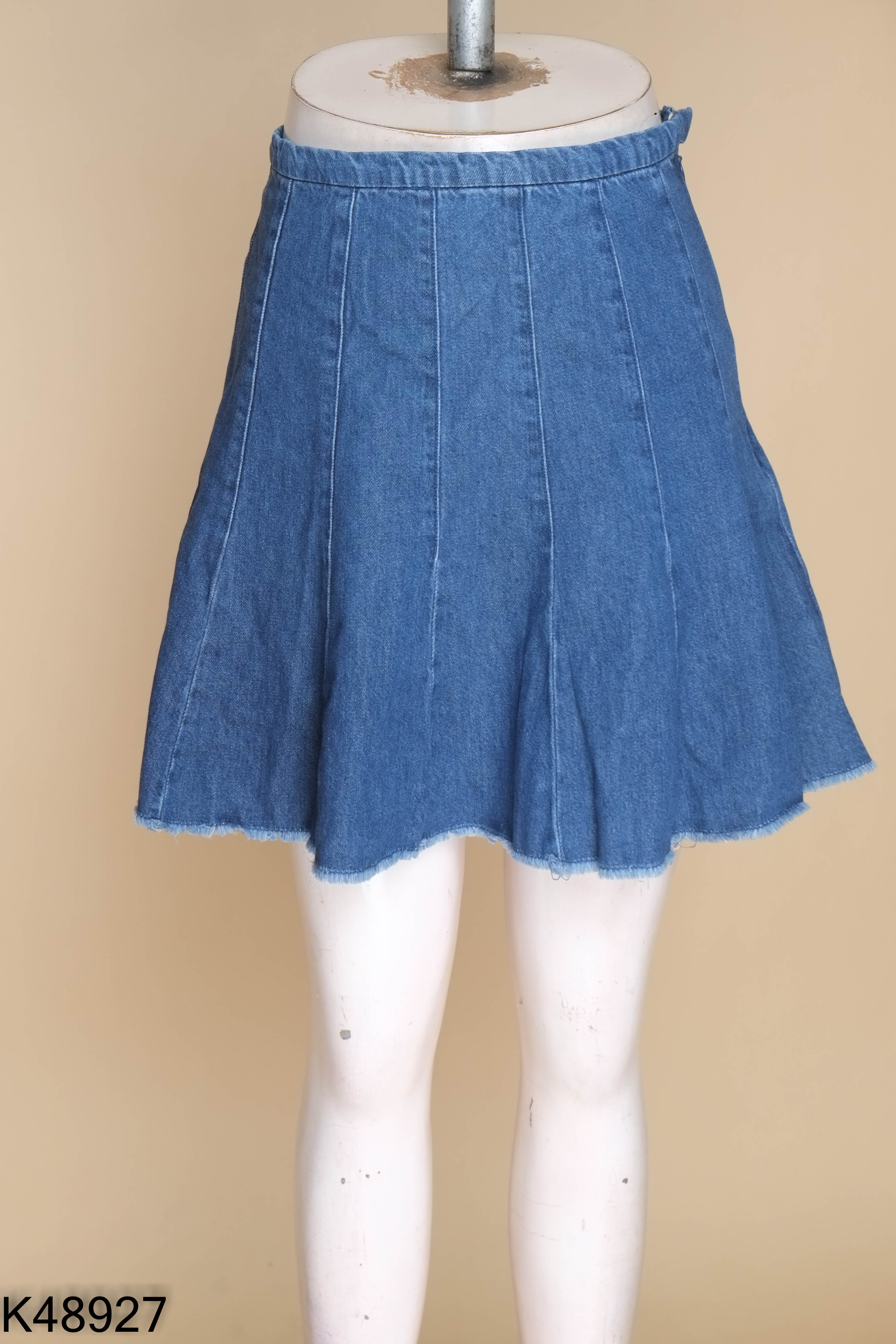 Chân váy jeans ZARA xanh xòe (XUẤT)