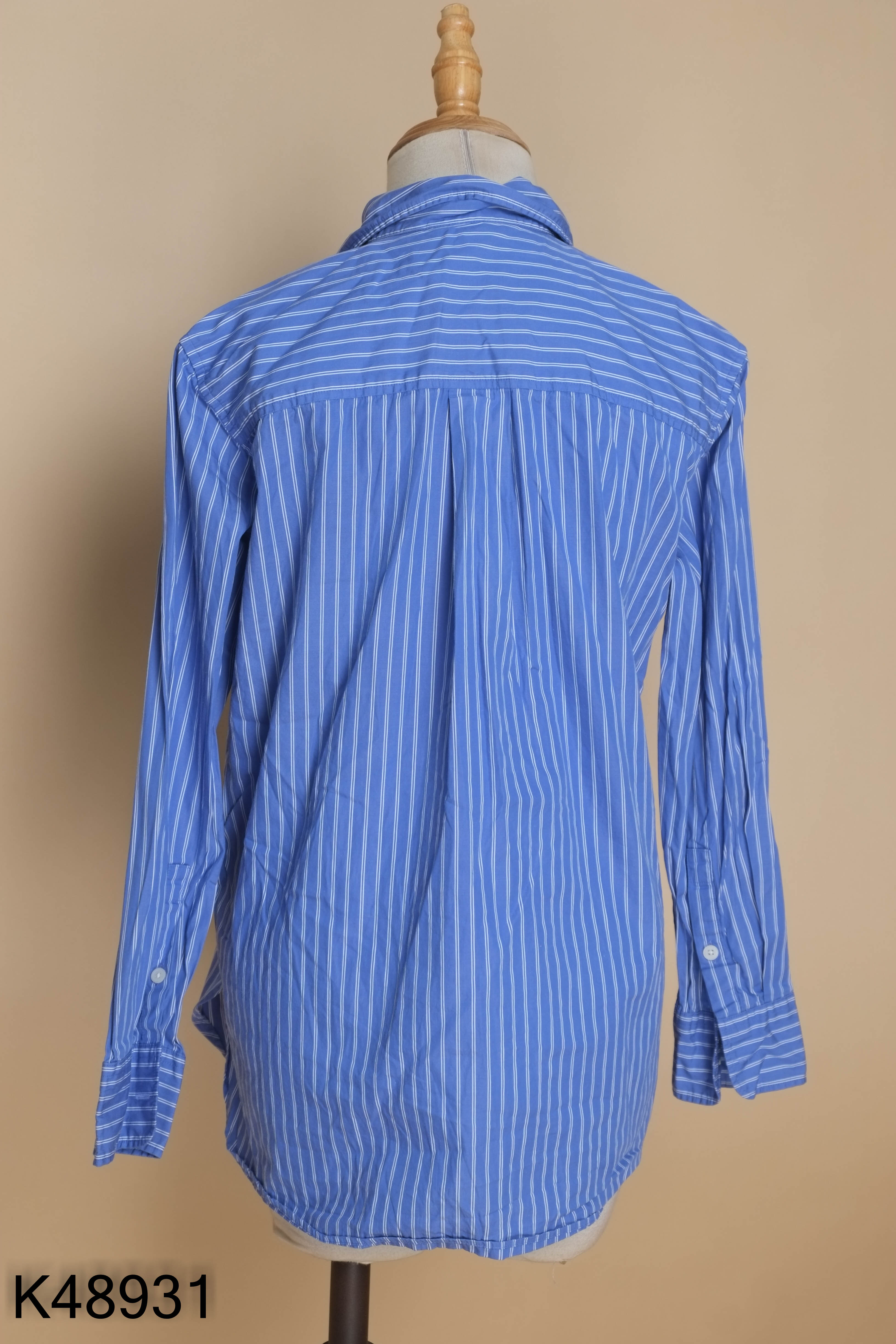 Áo sơ mi UNIQLO xanh sọc
