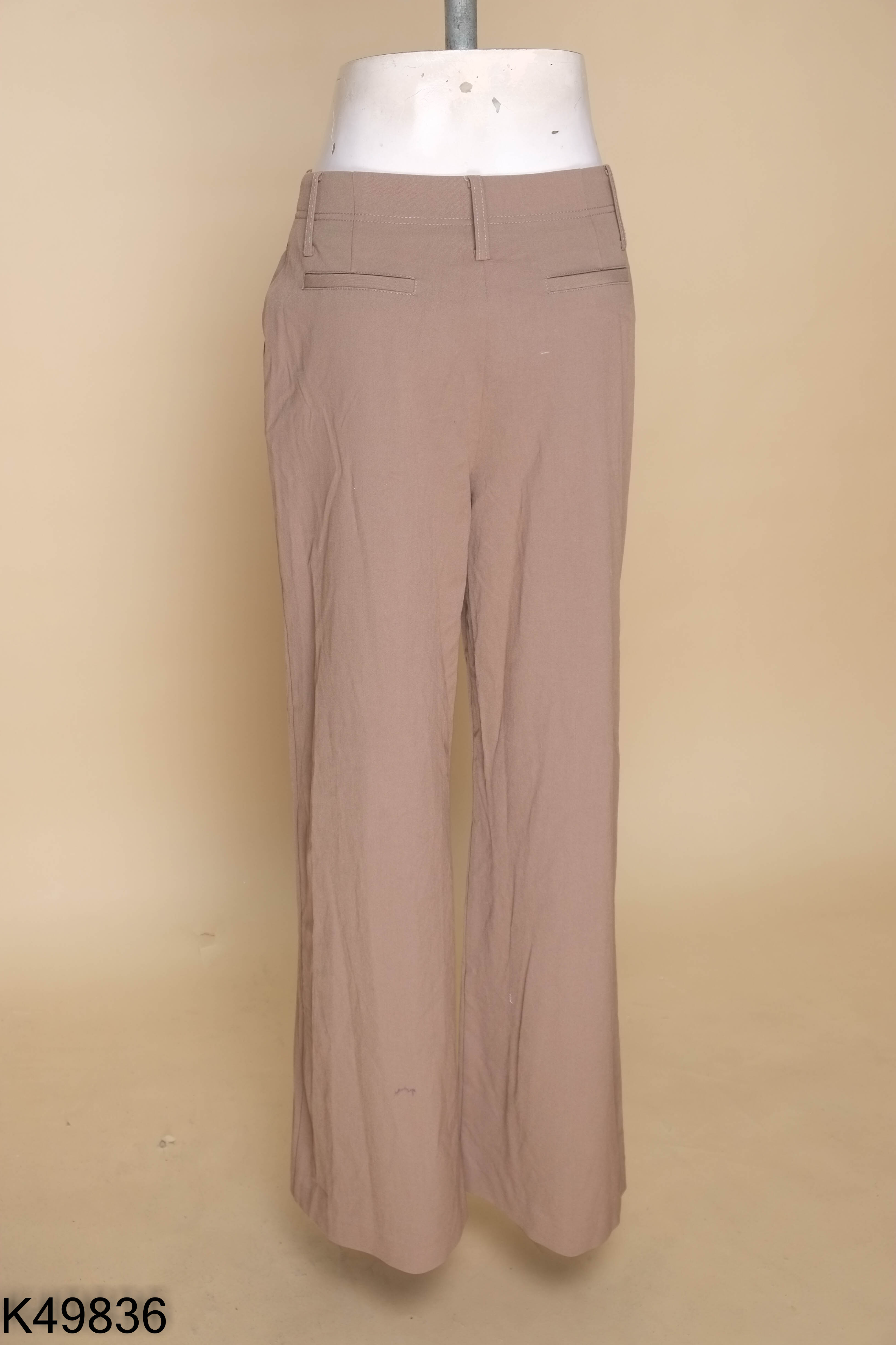 Quần suông THEKAT.SHOP nâu be