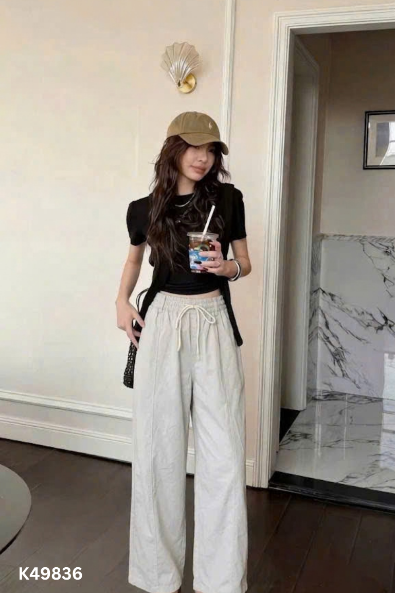 Quần kaki REETRO ghi gân giữa