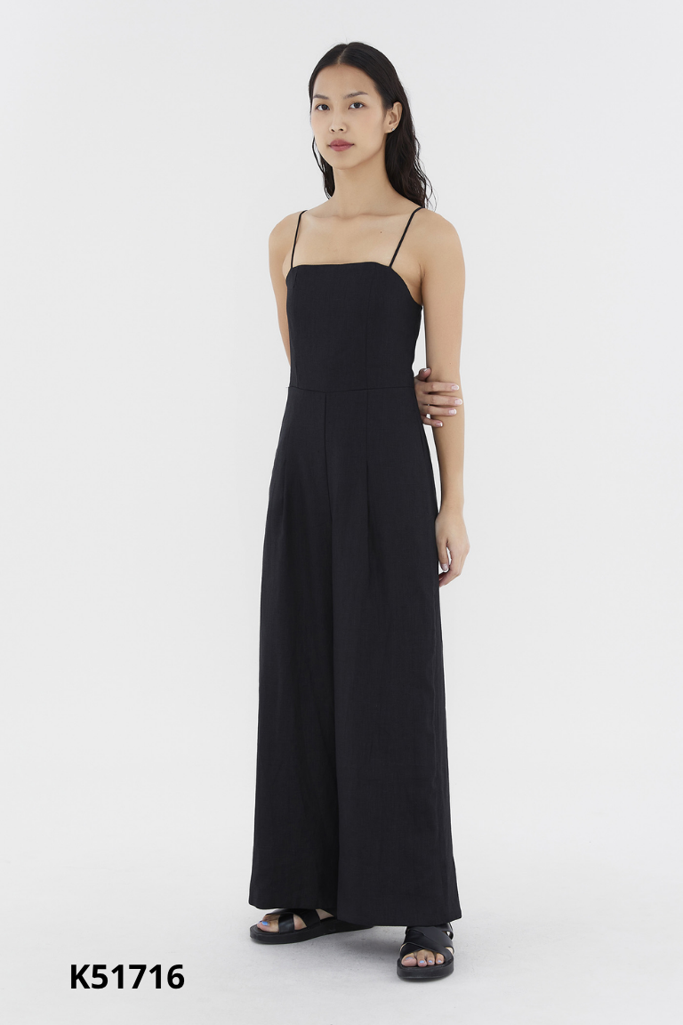 Jumpsuits quần đen 2 dây